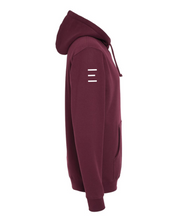 Dr. Pressure - Heavyweight Hooded Sweatshirt in Maroon - High Quality 