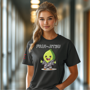 Frui-Jitsu Avocado Wearing a Gi Cartoon Shirt - Funny Cute Avocado 