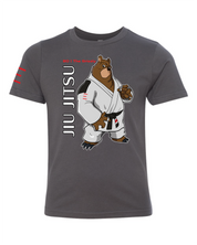 Youth - Bo the Tenacious Grizzly - BJJ Premium T-shirt 