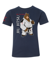 Youth - Bo the Tenacious Grizzly - BJJ Premium T-shirt 