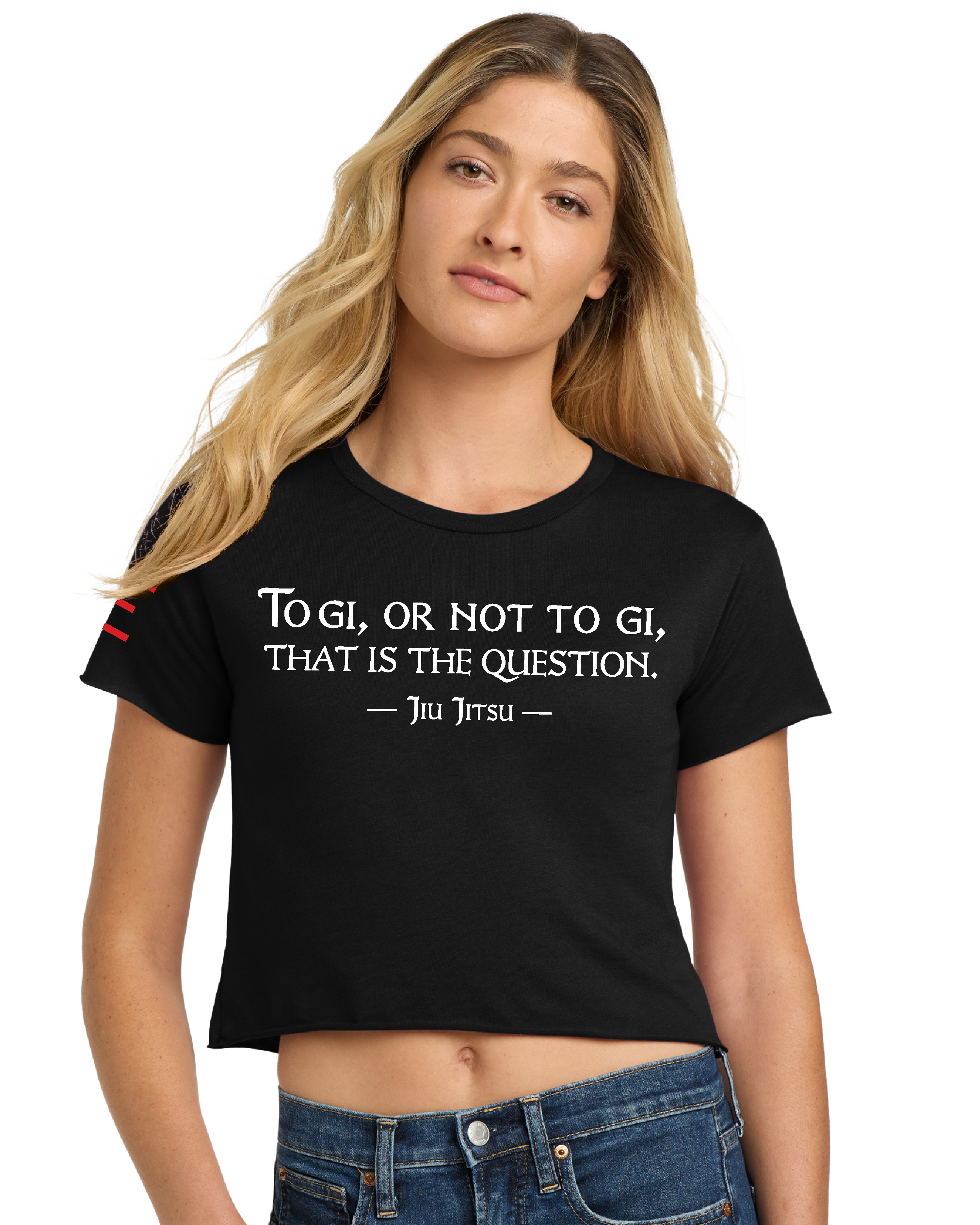 "To Gi or Not to Gi" Jiu-Jitsu Crop Top - 3Three Apparel LLC.