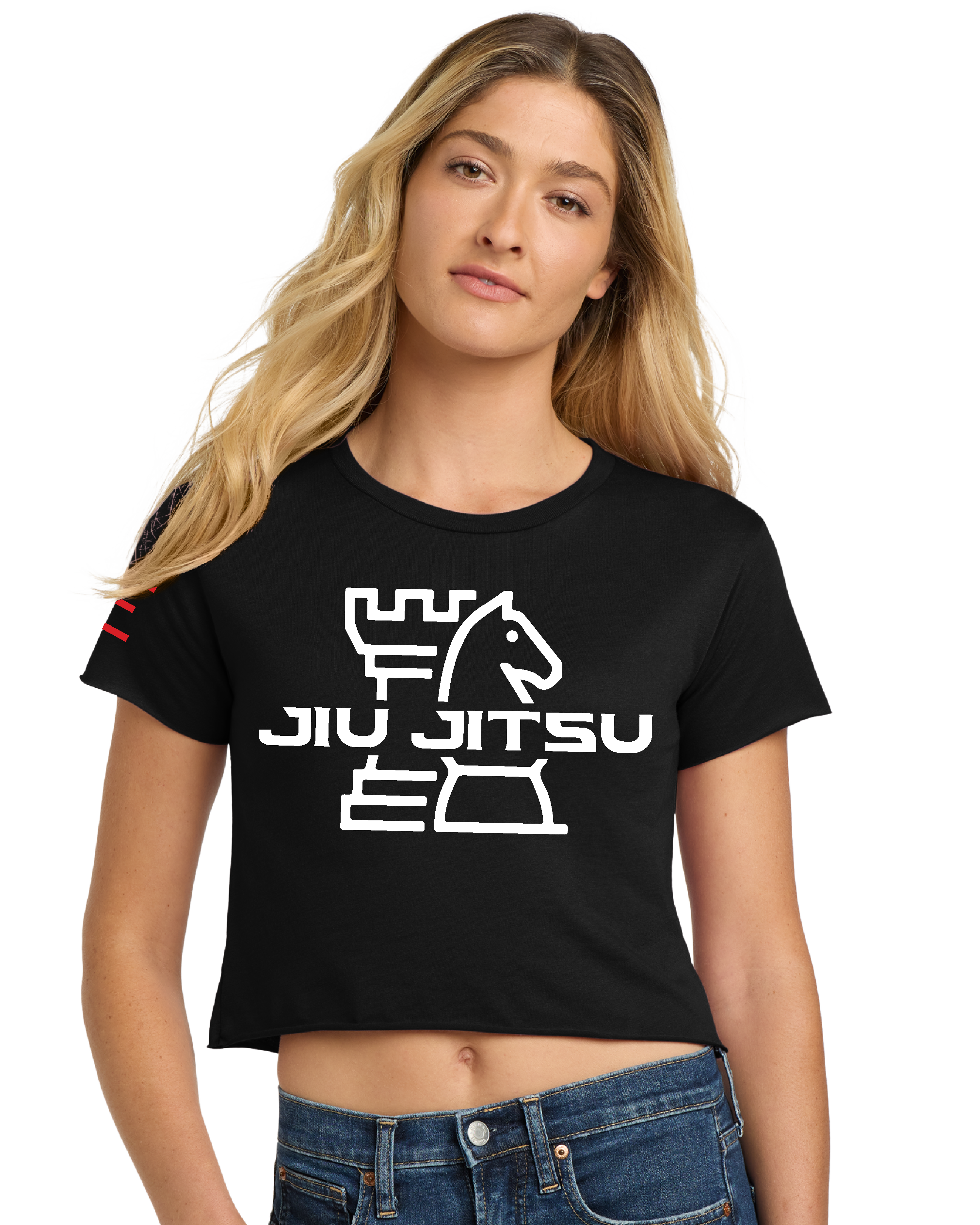 Jiu-Jitsu Physical Chess Match - Crop Top - 3Three Apparel LLC.