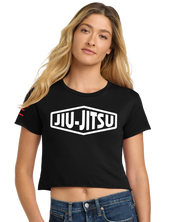 Classic Jiu-Jitsu Premium Women's Crop Top - 3Three Apparel LLC.