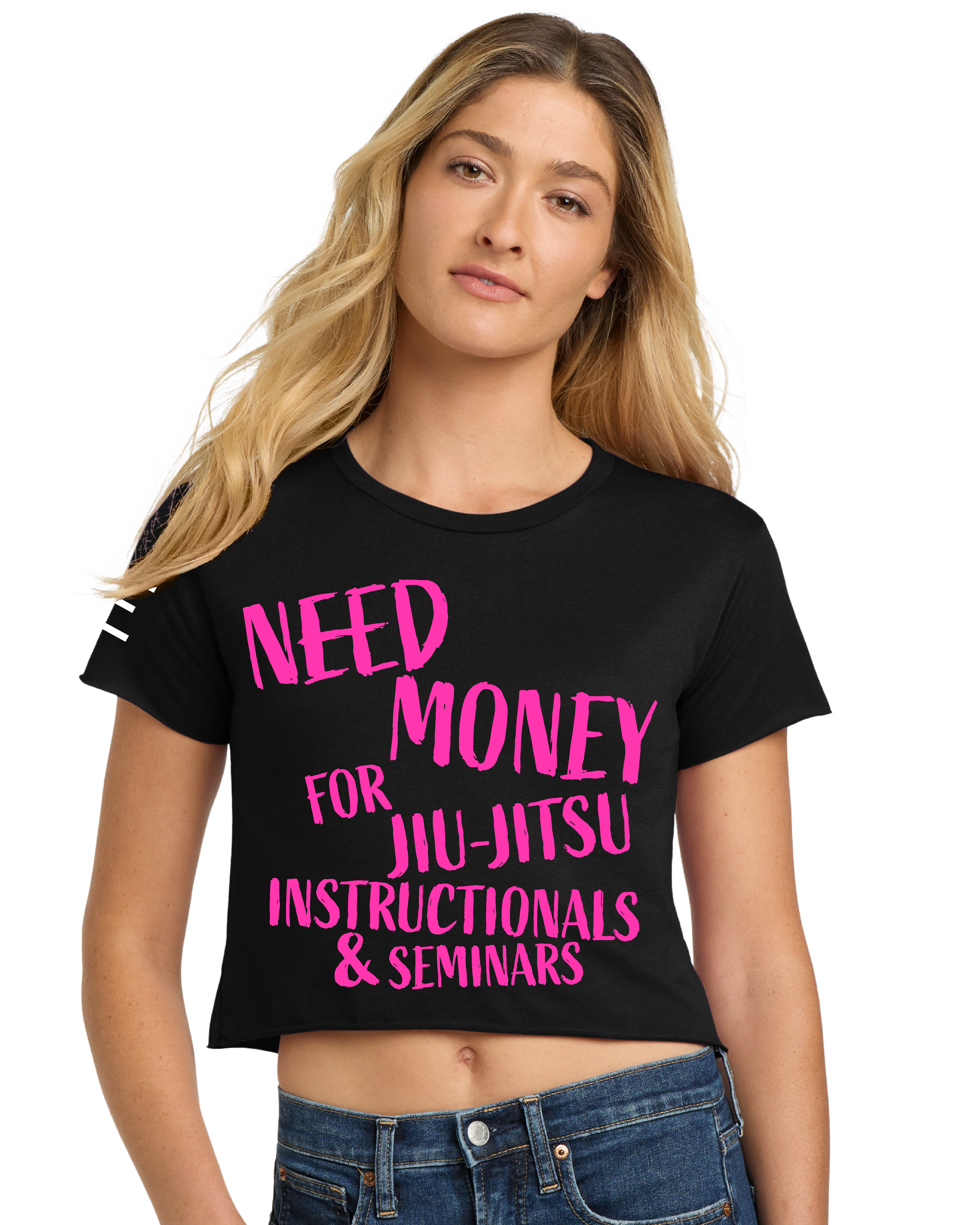 Need Money for Jiu-Jitsu Instructionals & Seminars Crop Top