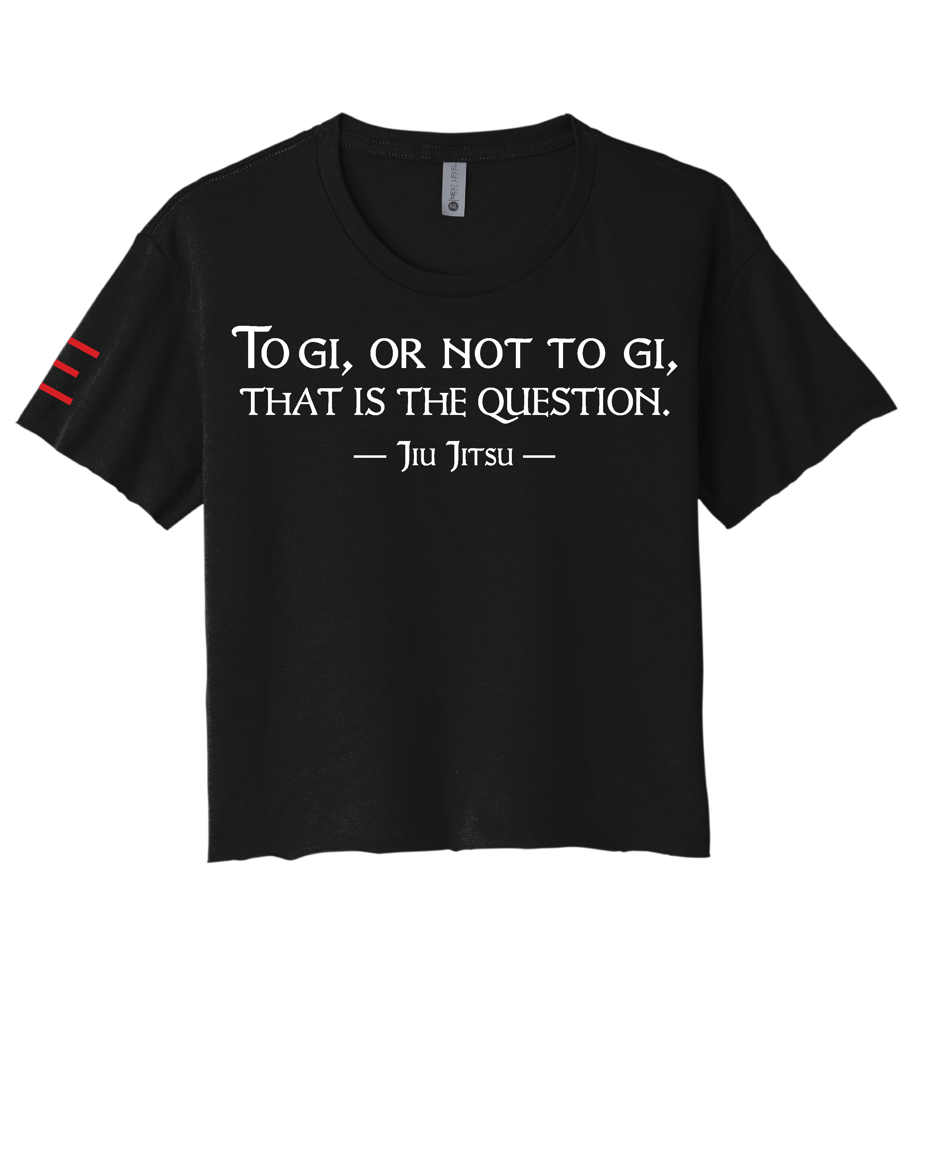 "To Gi or Not to Gi" Jiu-Jitsu Crop Top - 3Three Apparel LLC.