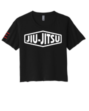 Classic Jiu-Jitsu Premium Women's Crop Top - 3Three Apparel LLC.