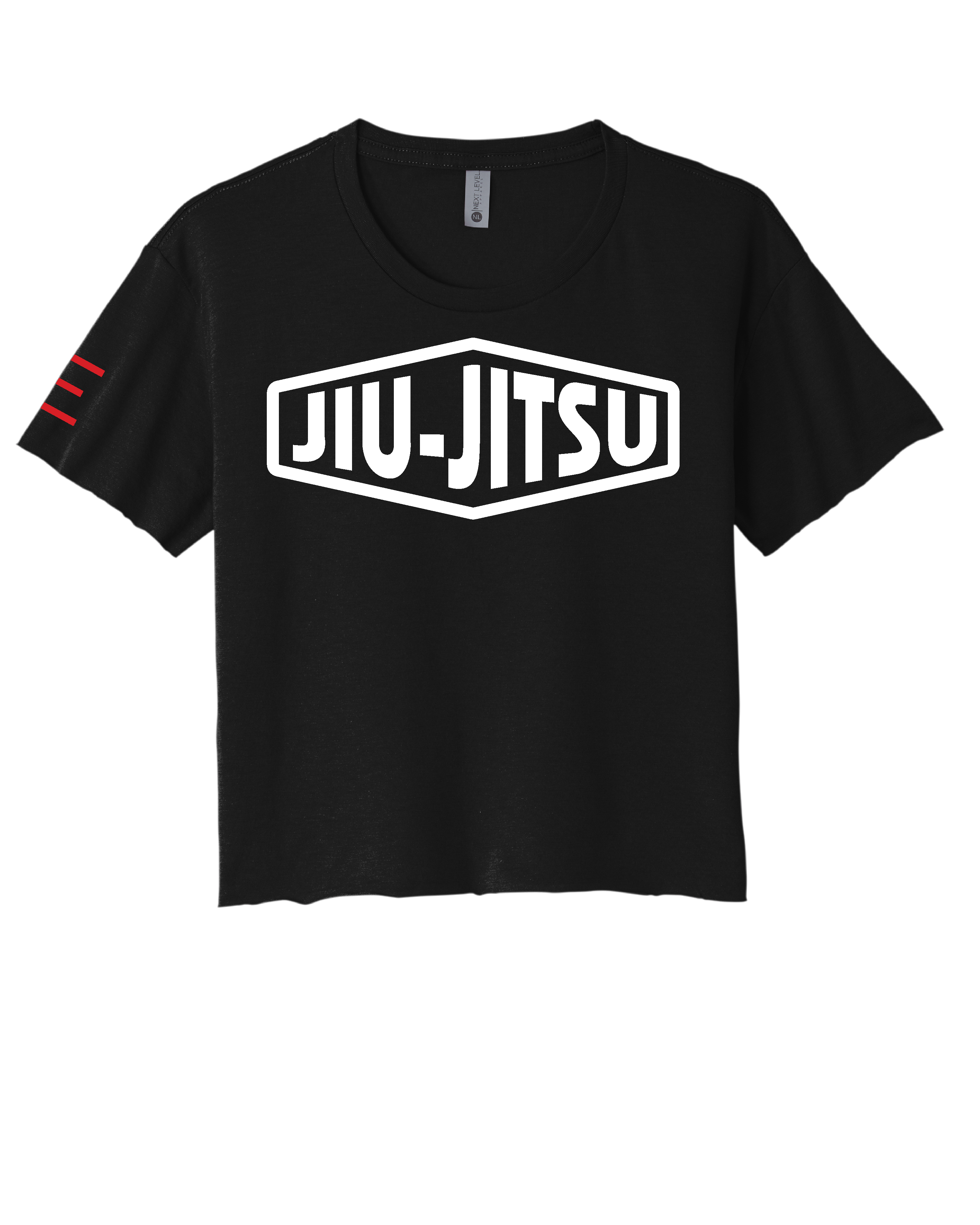 Classic Jiu-Jitsu Premium Women's Crop Top - 3Three Apparel LLC.