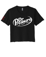 "Dr. Pressure" - Jiu-Jitsu Parody Women's Crop Top - 3Three Apparel LLC.