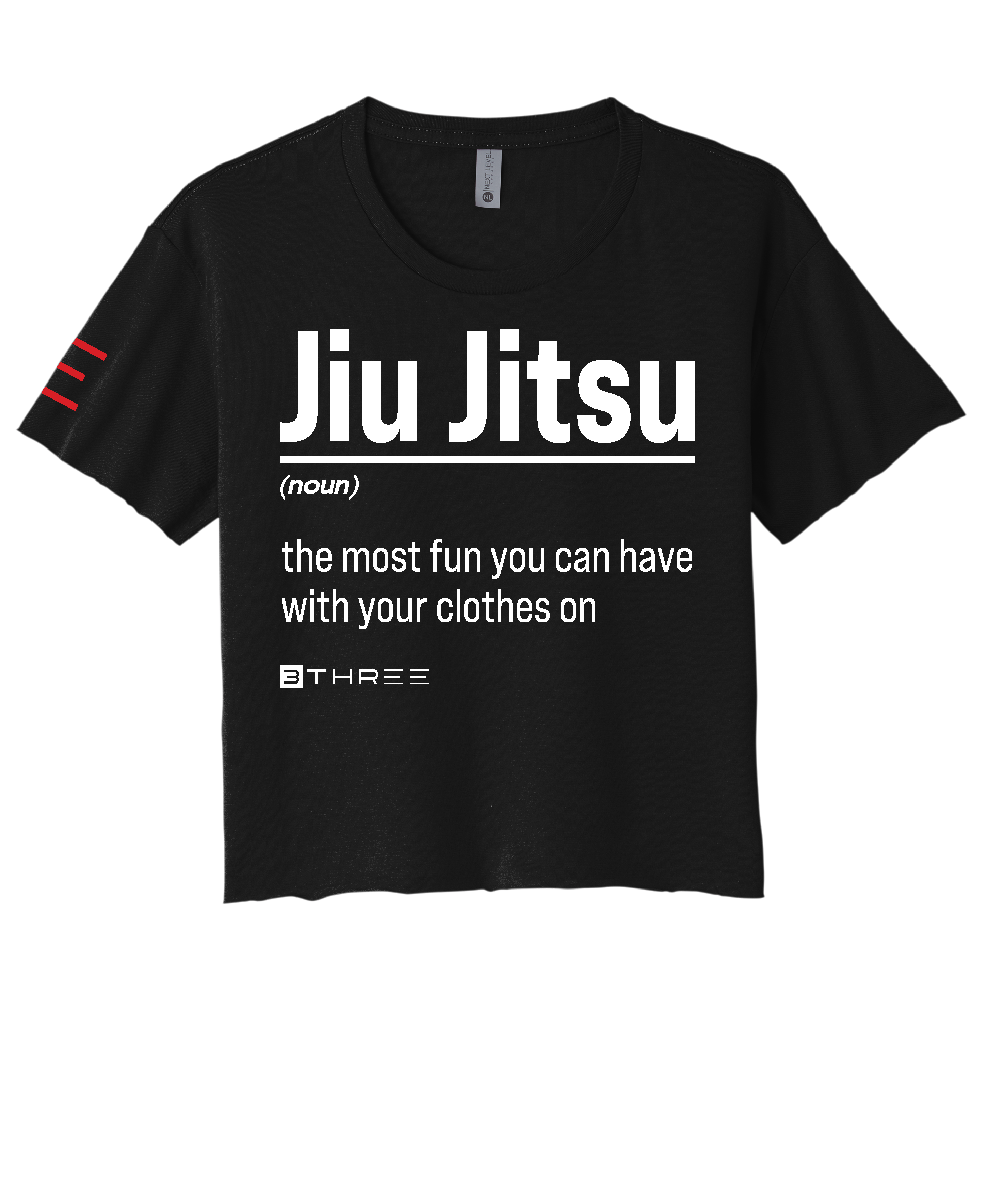 Jiu Jitsu: The Most Fun You Can Have With Your Clothes On - Women's Crop Top - 3Three Apparel LLC.