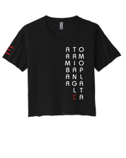 ArmBar | Triangle | Omoplata - Jiu-Jitsu Womens Crop Top - 3Three Apparel LLC.