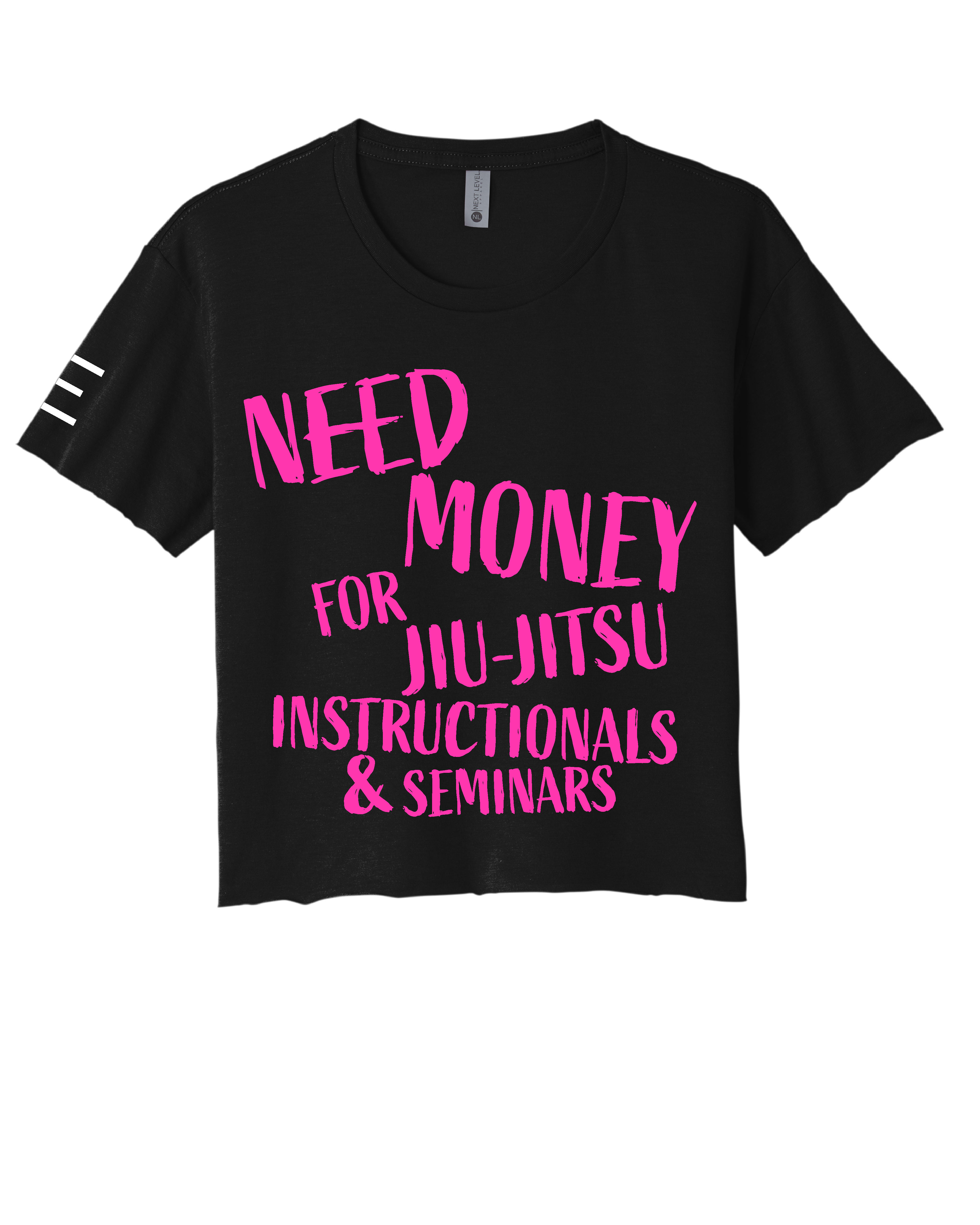 Need Money for Jiu-Jitsu Instructionals & Seminars Crop Top