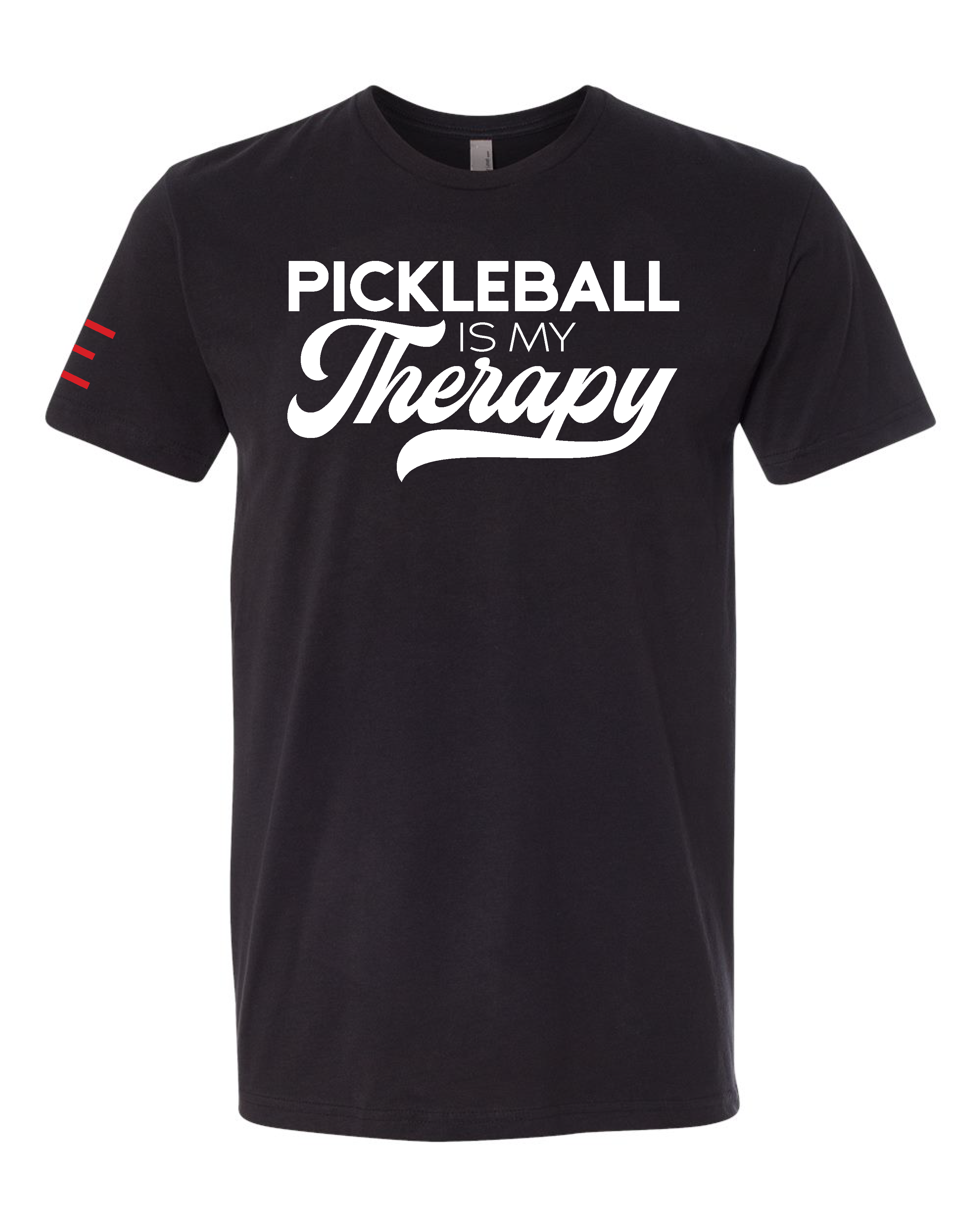 Pickleball is My Therapy T-Shirt - Relax and Play in Style 