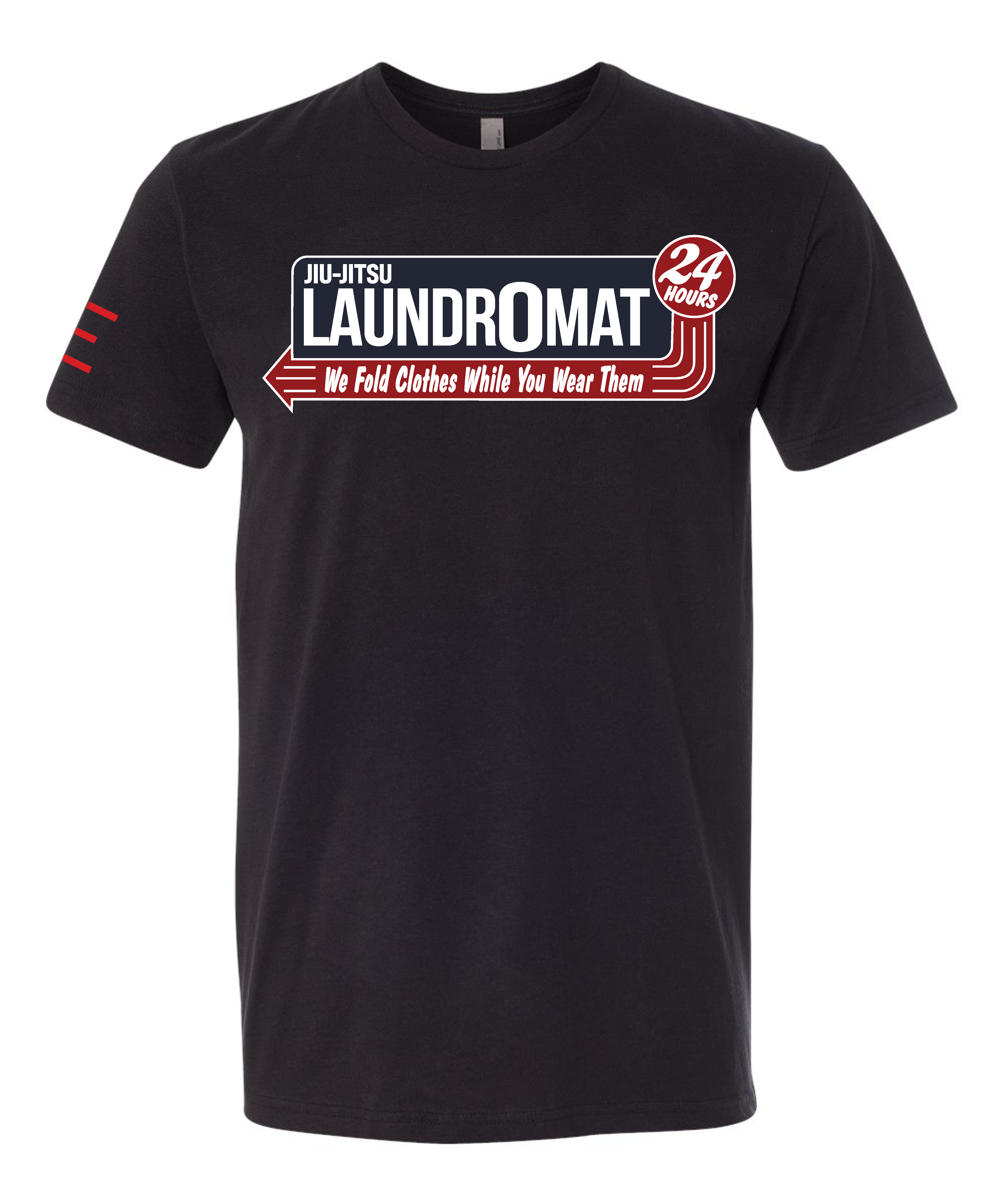 LaundrOmat Vintage Jiu-Jitsu T-Shirt: We Fold Clothes While You Wear Them 