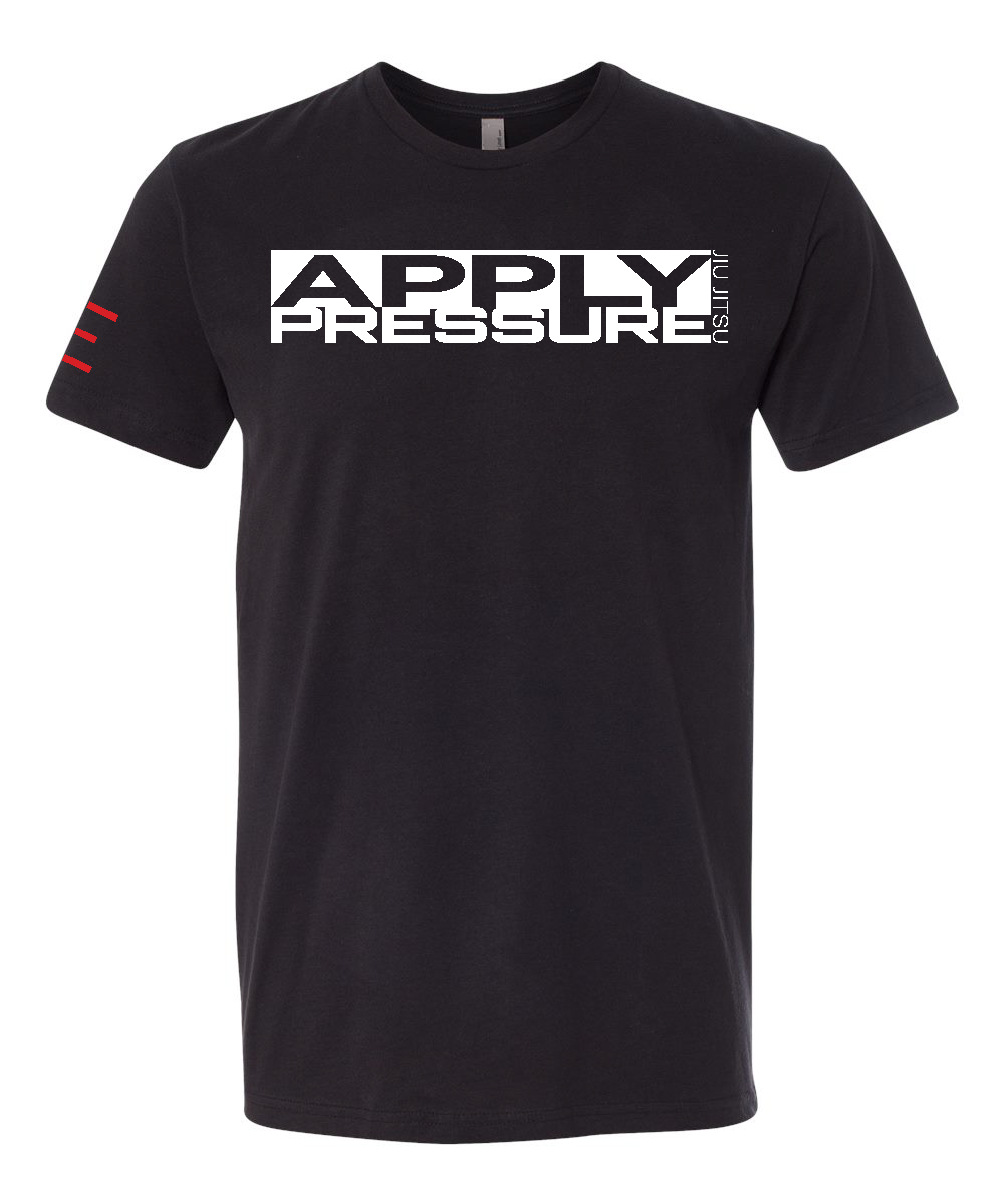 Apply Pressure Jiu-Jitsu T-Shirt - Technique Motivational BJJ Apparel 