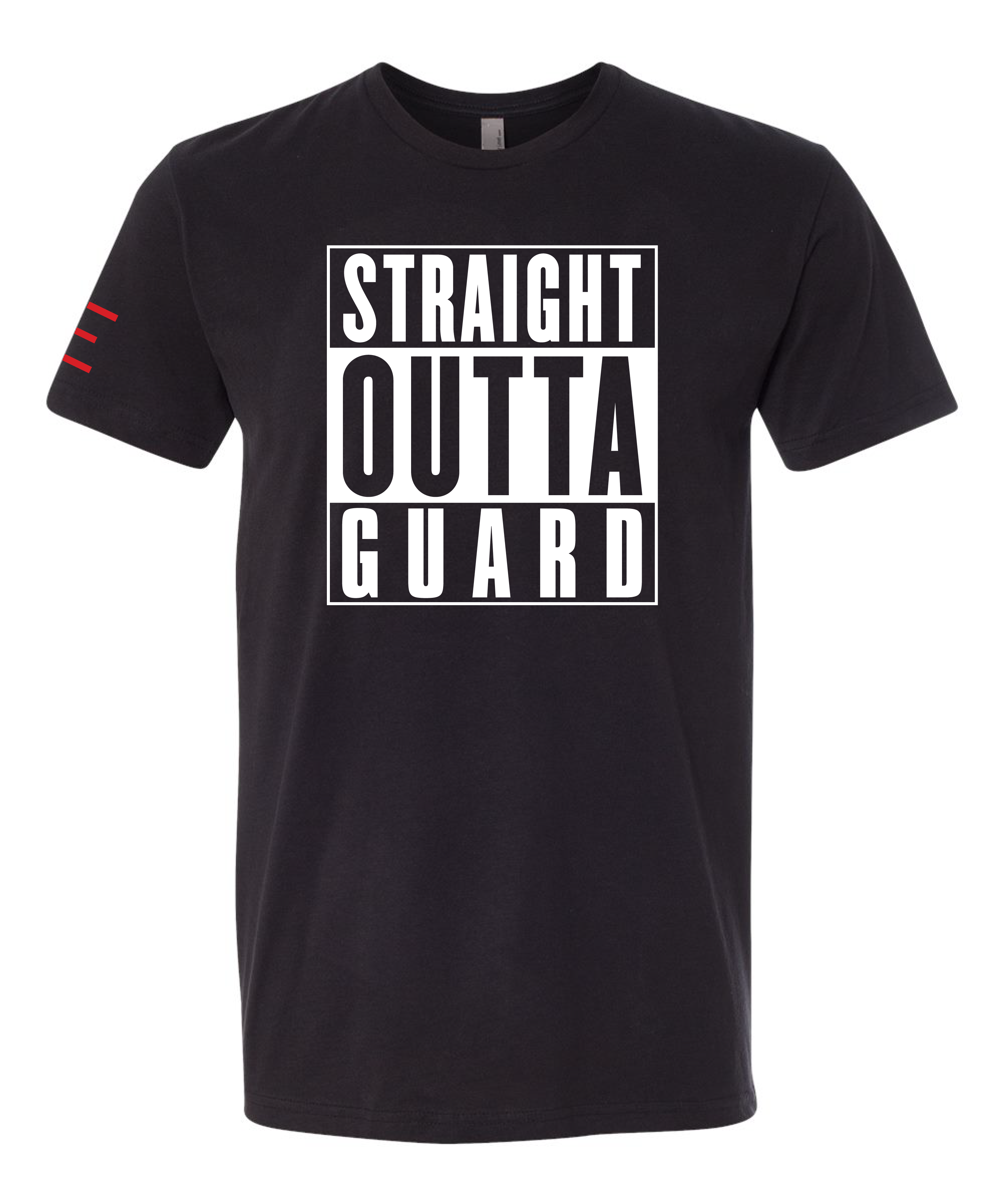 Straight Outta Guard: Premium Conversation Starter T-Shirt for Jiu-Jitsu Enthusiasts 