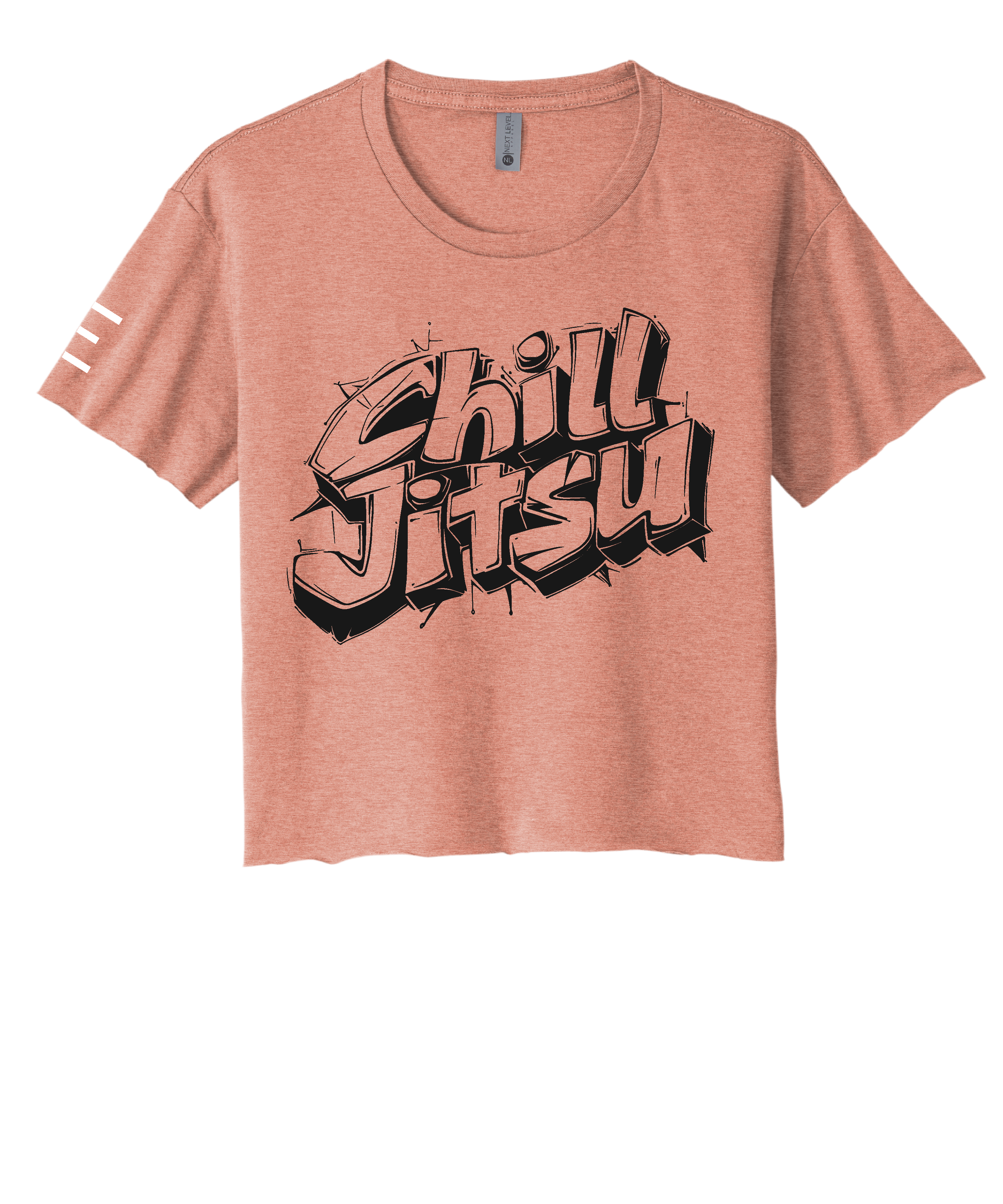 "Chill Jitsu" Jiu-Jitsu Women's Crop Top - 3Three Apparel LLC.