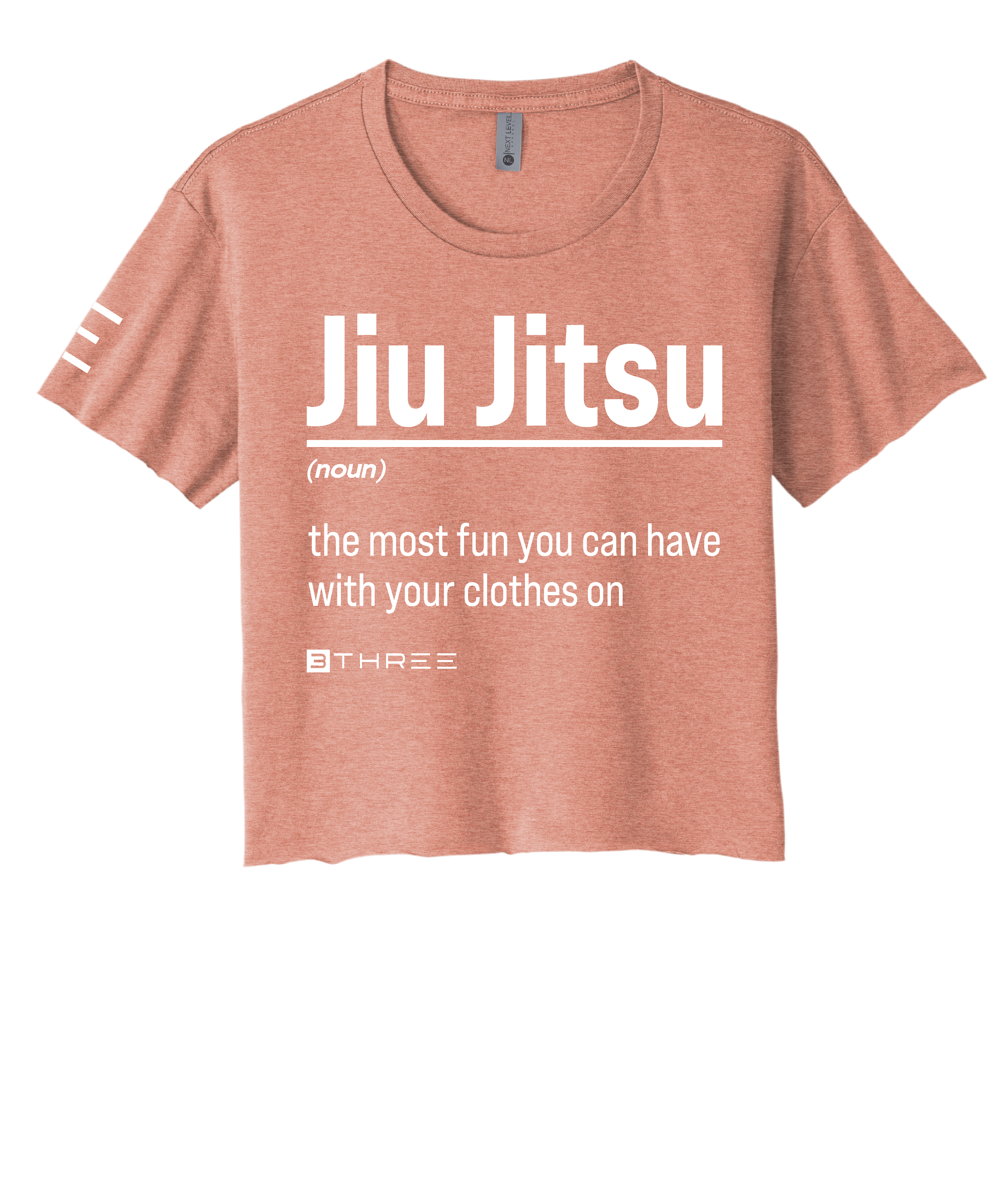 Jiu Jitsu: The Most Fun You Can Have With Your Clothes On - Women's Crop Top - 3Three Apparel LLC.