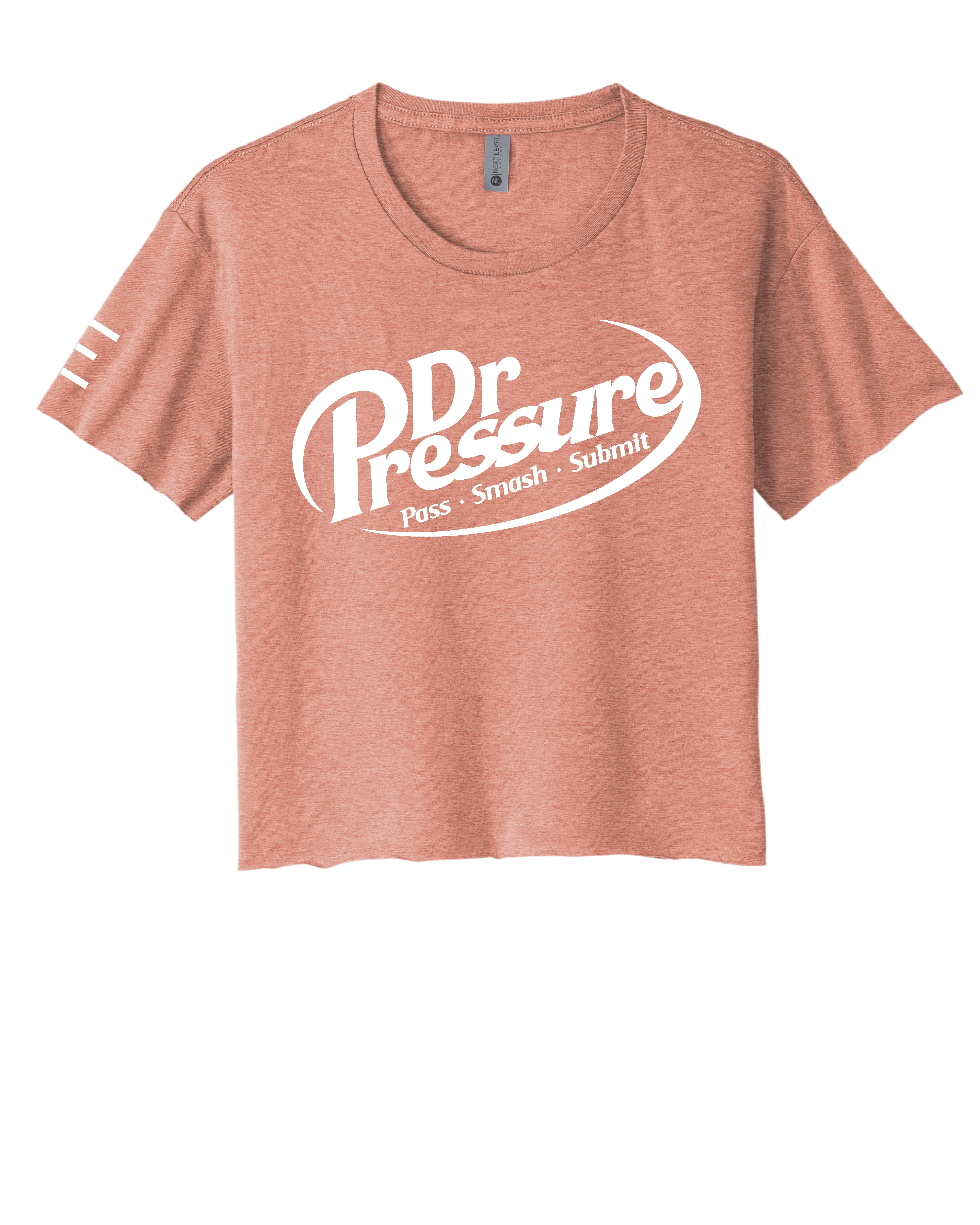 "Dr. Pressure" - Jiu-Jitsu Parody Women's Crop Top - 3Three Apparel LLC.