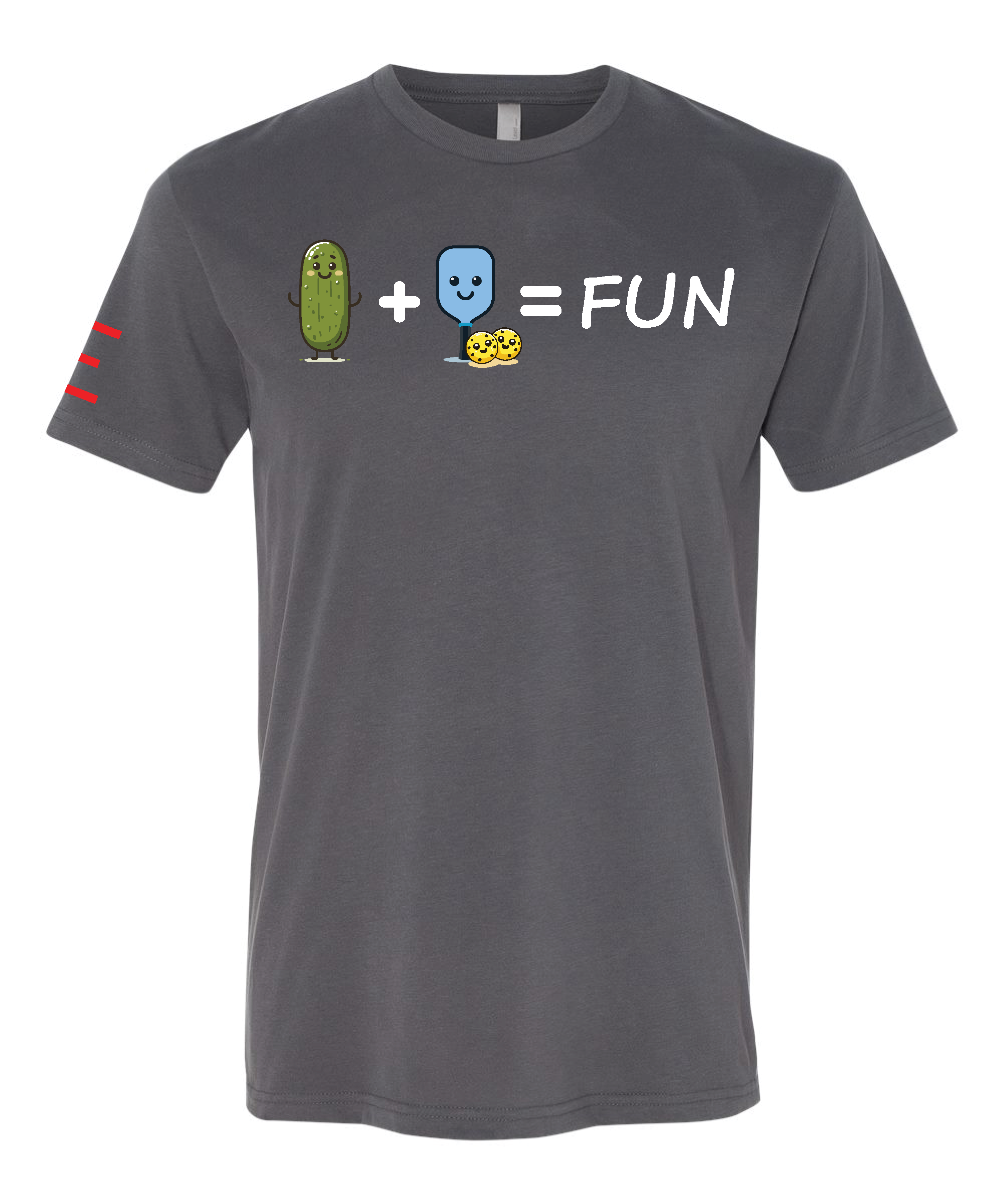 Pickle + Paddle = Fun Pickleball T-Shirt - Cute and Playful Design 