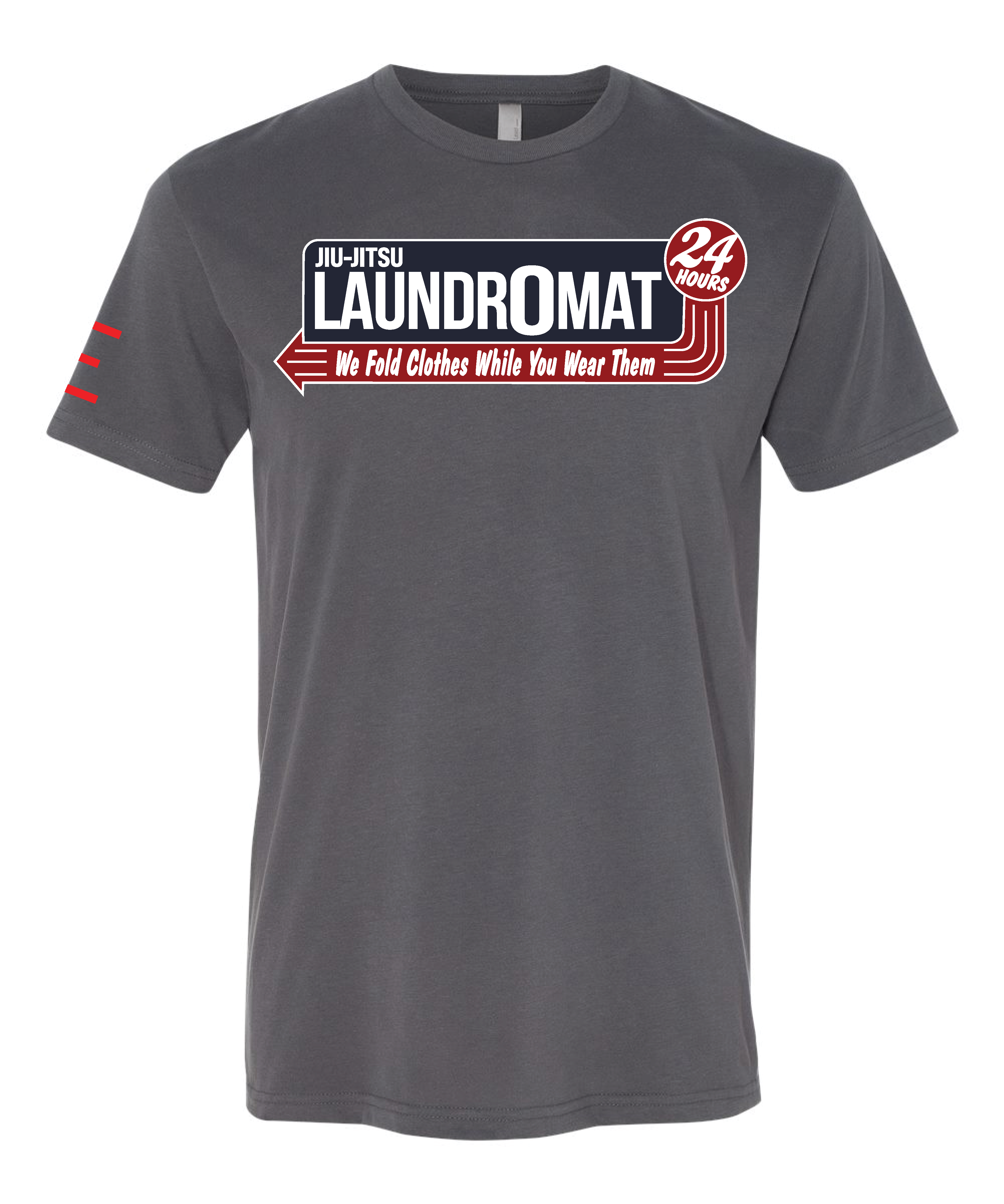 LaundrOmat Vintage Jiu-Jitsu T-Shirt: We Fold Clothes While You Wear Them 