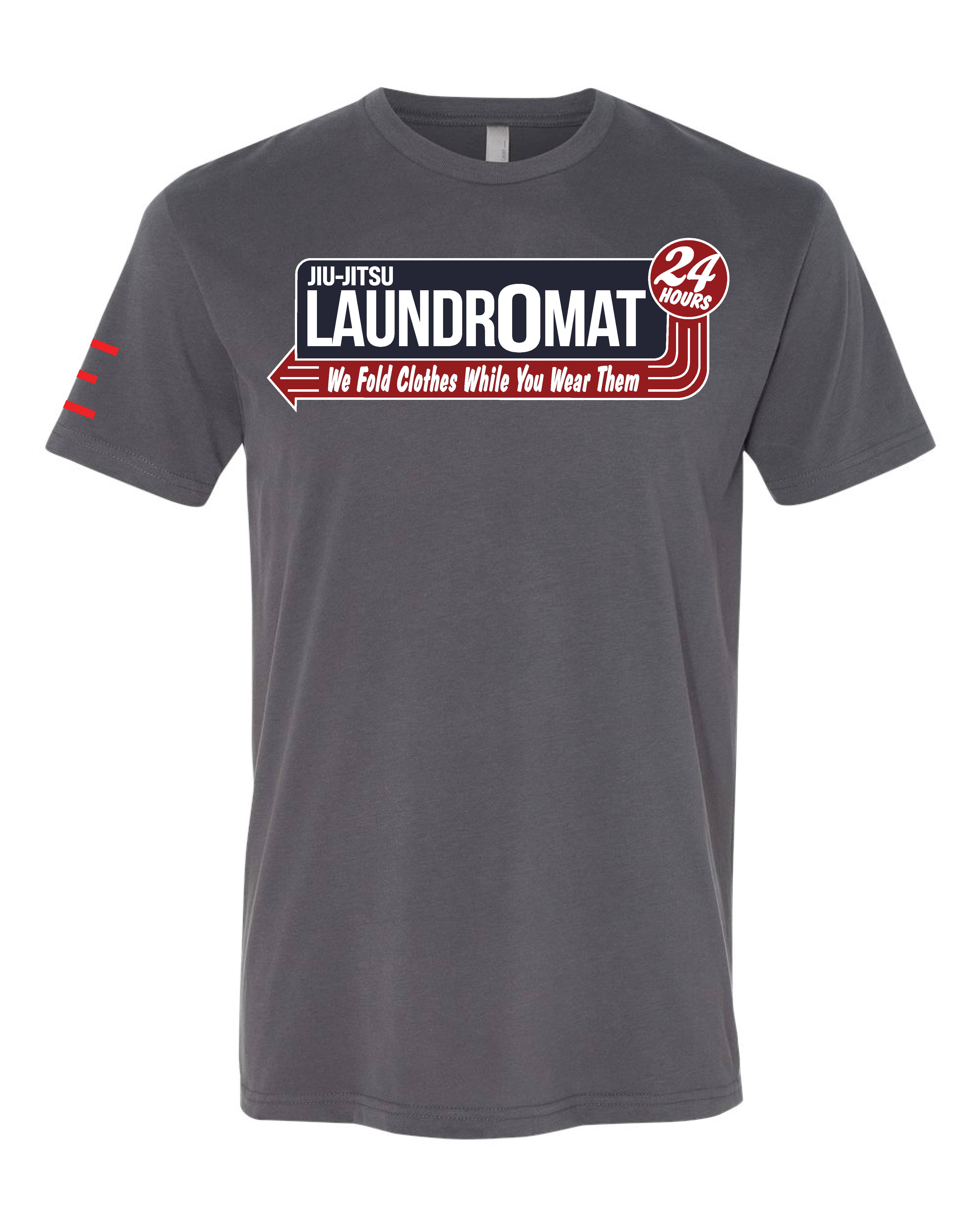 LaundrOmat Vintage Jiu-Jitsu T-Shirt: We Fold Clothes While You Wear Them 