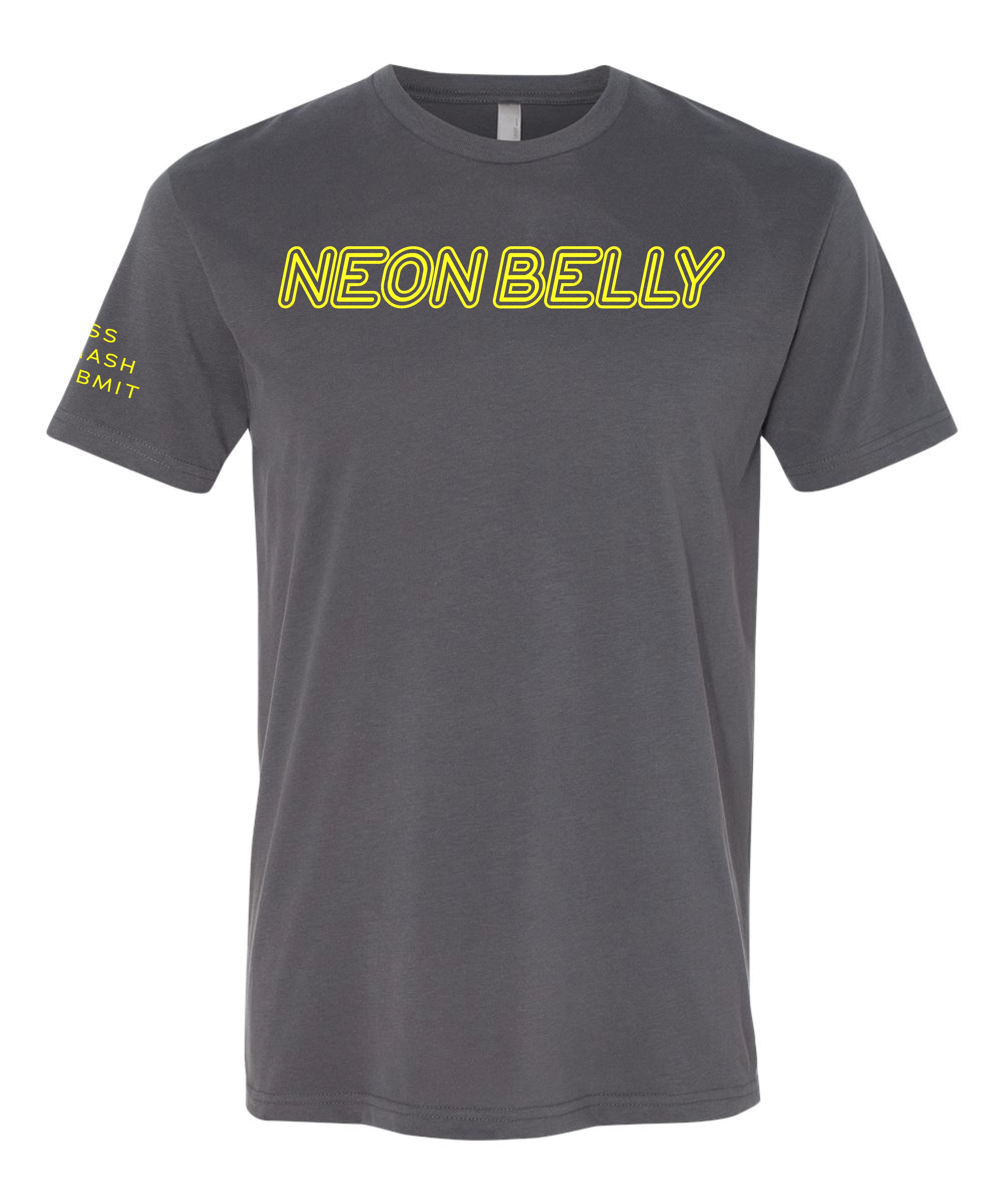 NEON BELLY V3 (Knee on Belly) Jiu-Jitsu Shirt - BJJ Funny Premium T-Shirt - 3Three Apparel LLC.