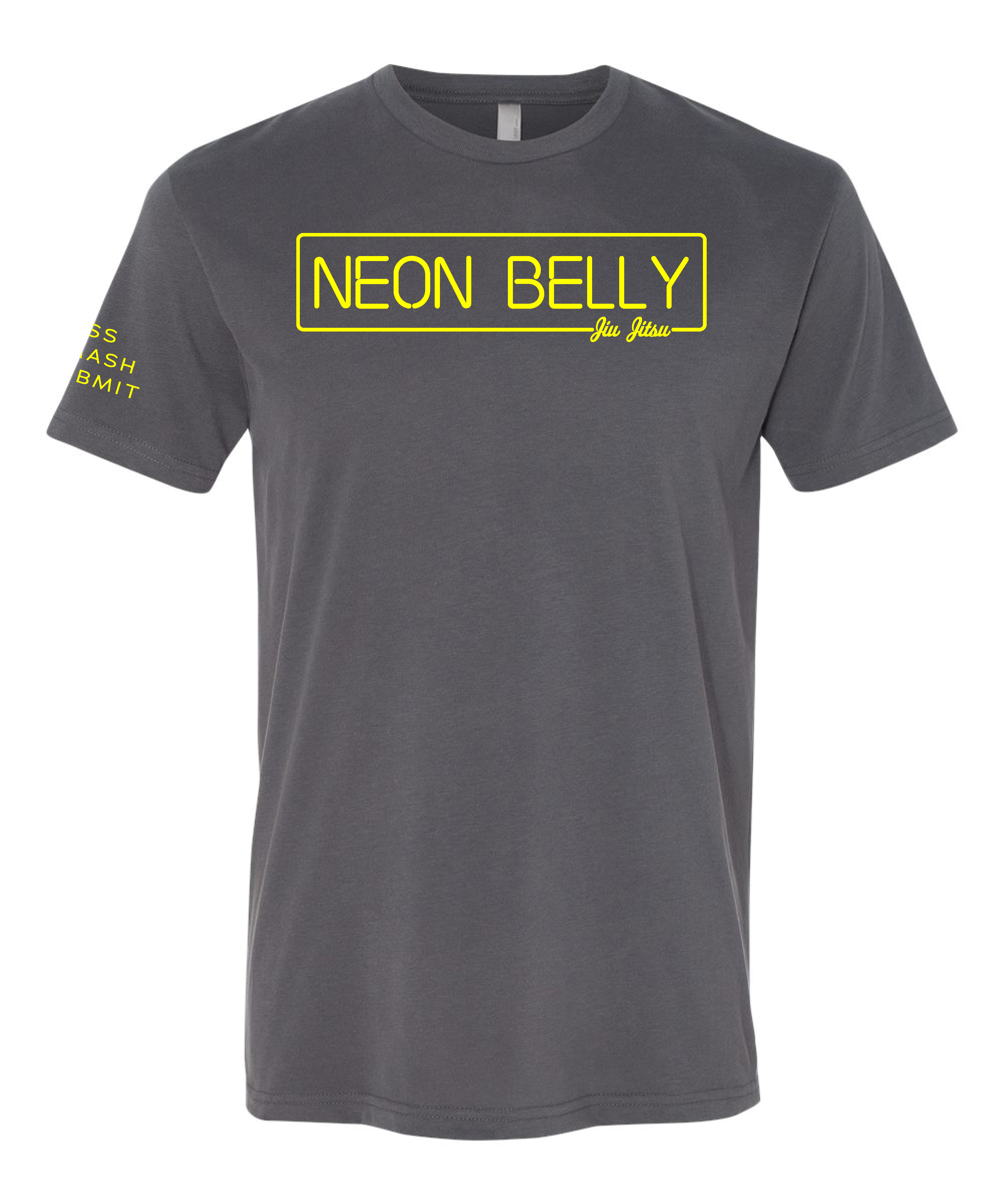 NEON BELLY (Knee on Belly) Jiu-Jitsu Shirt - BJJ Funny Meme Premium T-Shirt 