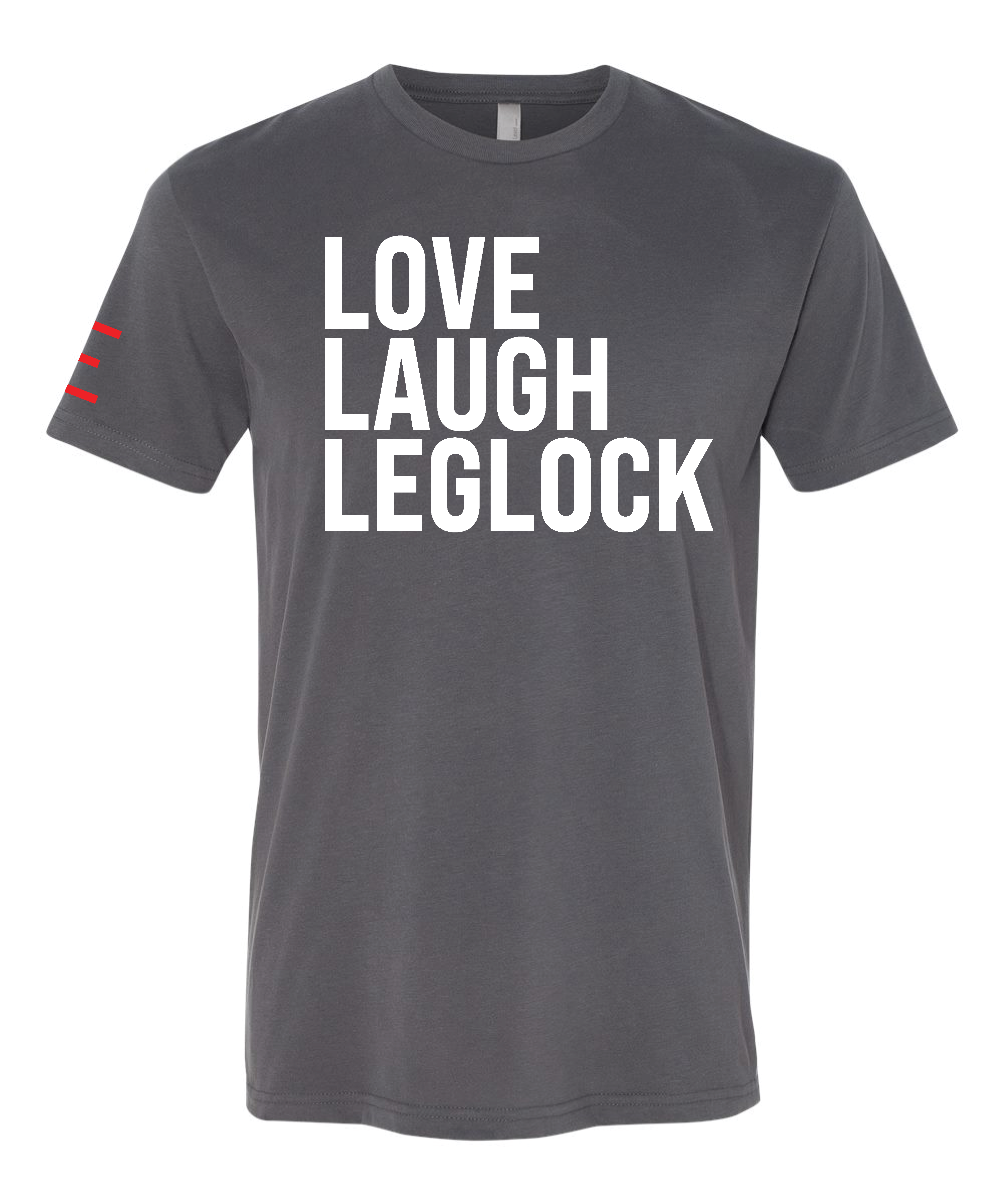 Love, Laugh, Leglock - BJJ Funny Meme Premium T-Shirt 