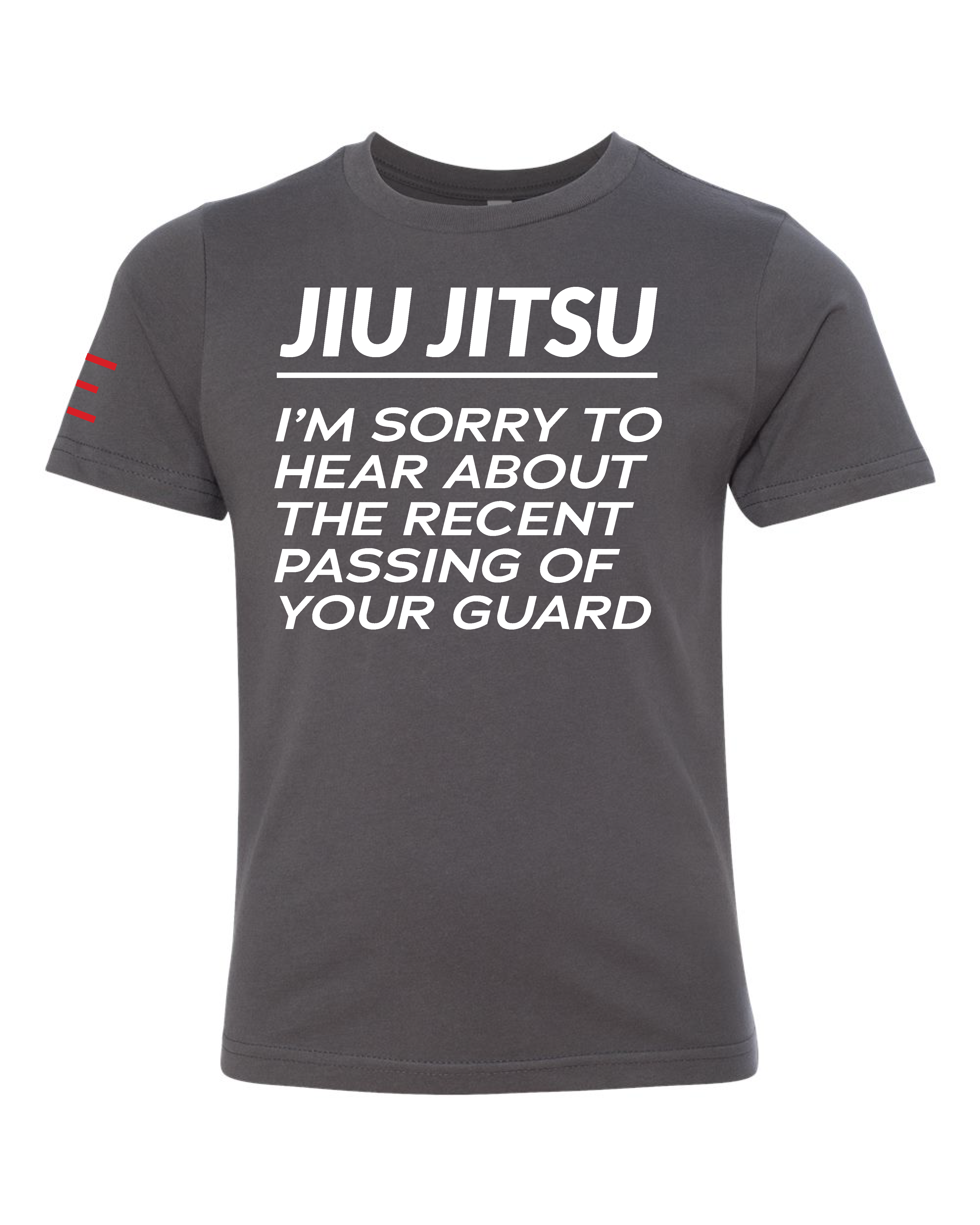 Youth Jiu-Jitsu - I’m Sorry to Hear About the Recent Passing of your Guard - BJJ Funny Premium Shirt- BJJ Youth T-Shirt 