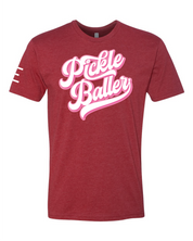 Pickle Baller (Pink) - Funny PickleBall t-shirt Vintage style 