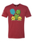 Cute Pickle Holding a Paddle Pickleball T-Shirt - Fun and Playful Design 