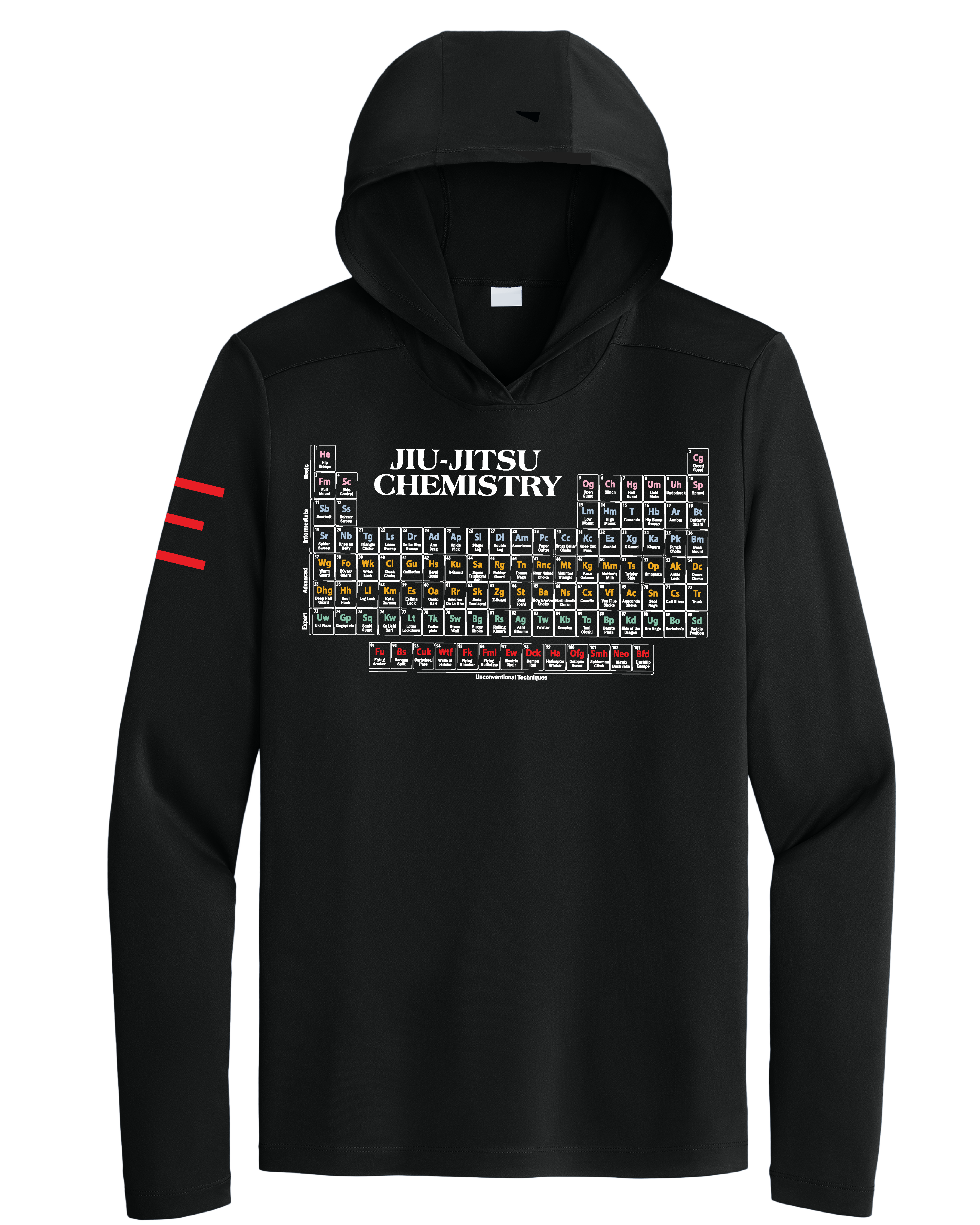 Jiu-Jitsu Chemistry - Hooded Long Sleeve Shirt