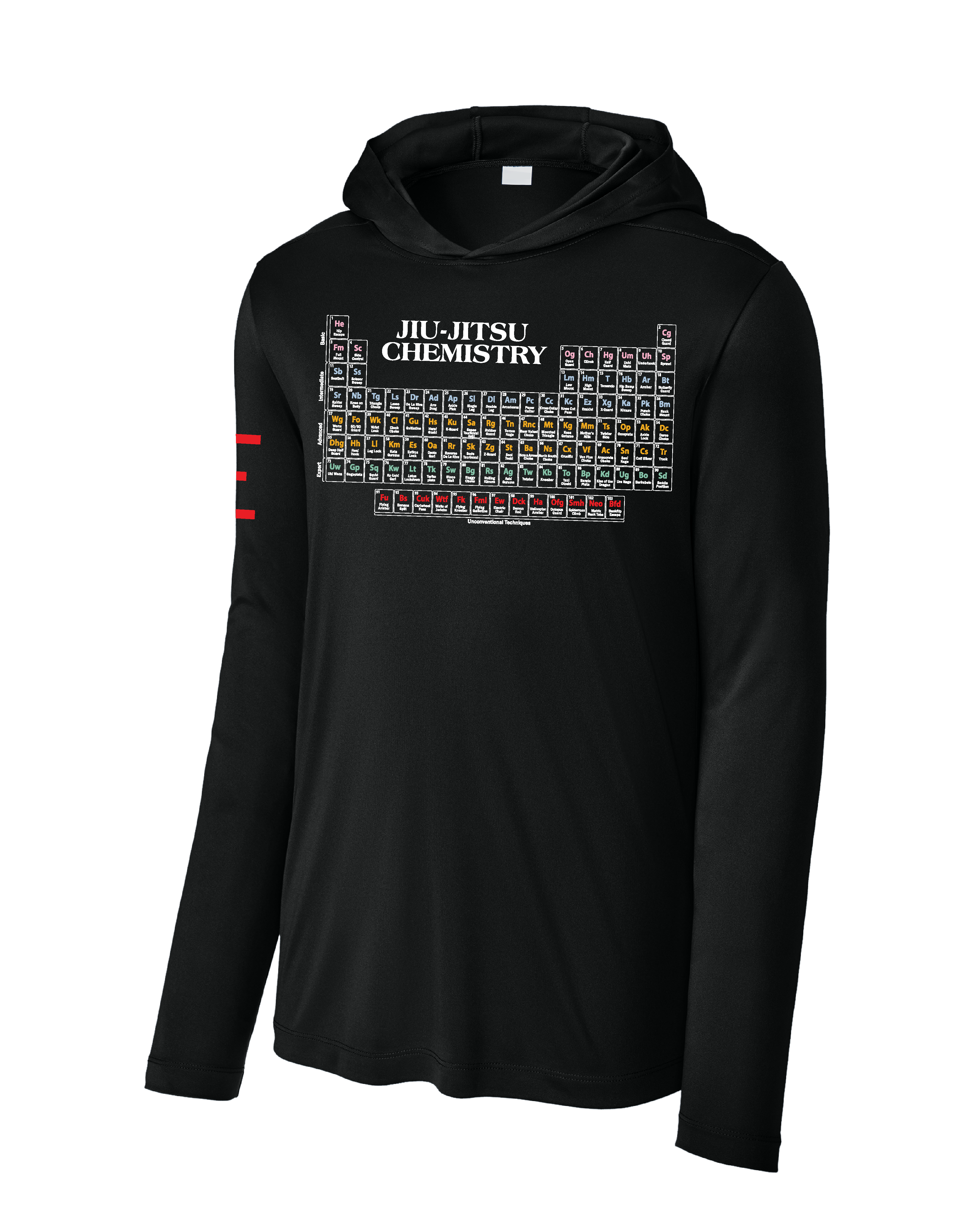 Jiu-Jitsu Chemistry - Hooded Long Sleeve Shirt