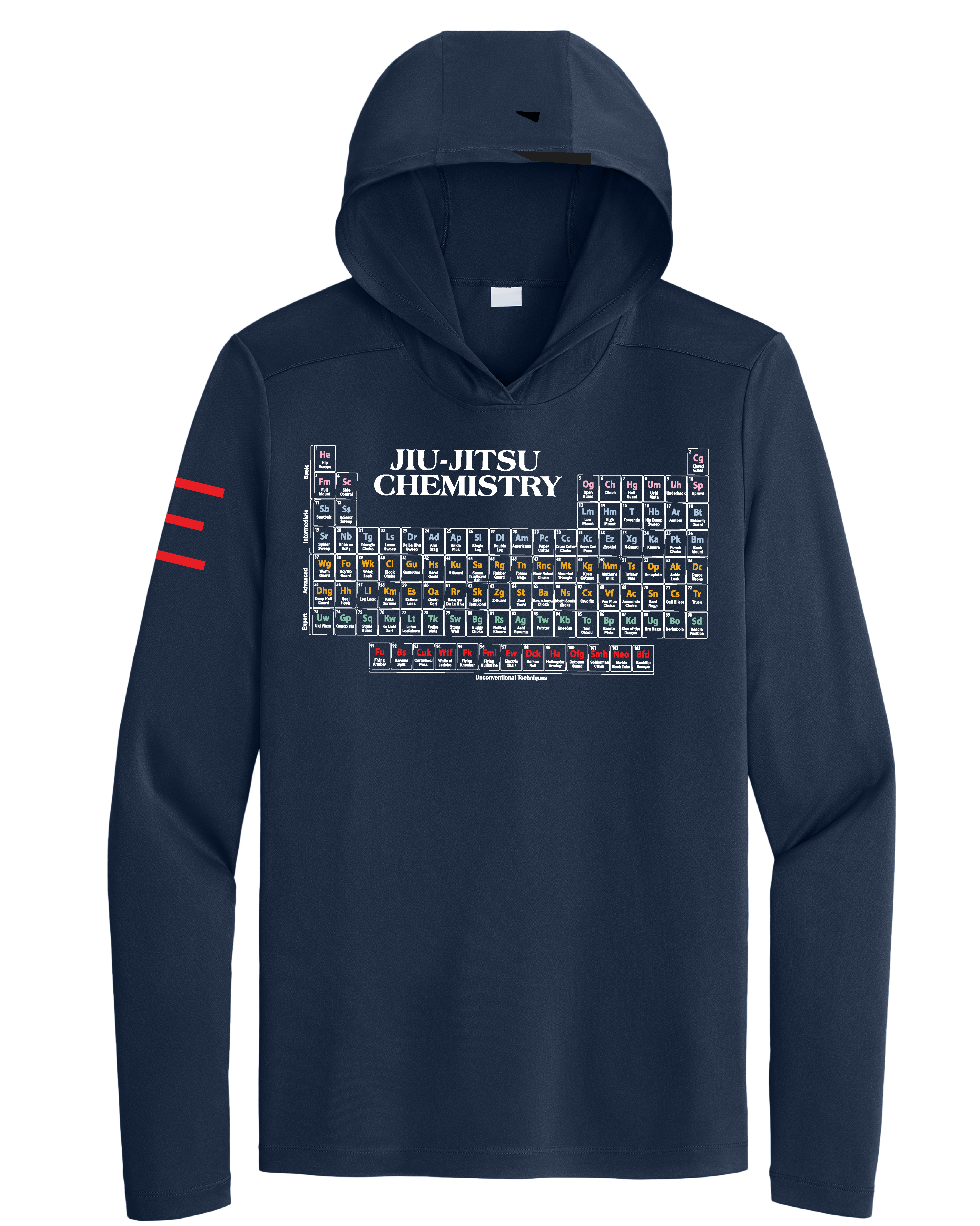 Jiu-Jitsu Chemistry - Hooded Long Sleeve Shirt