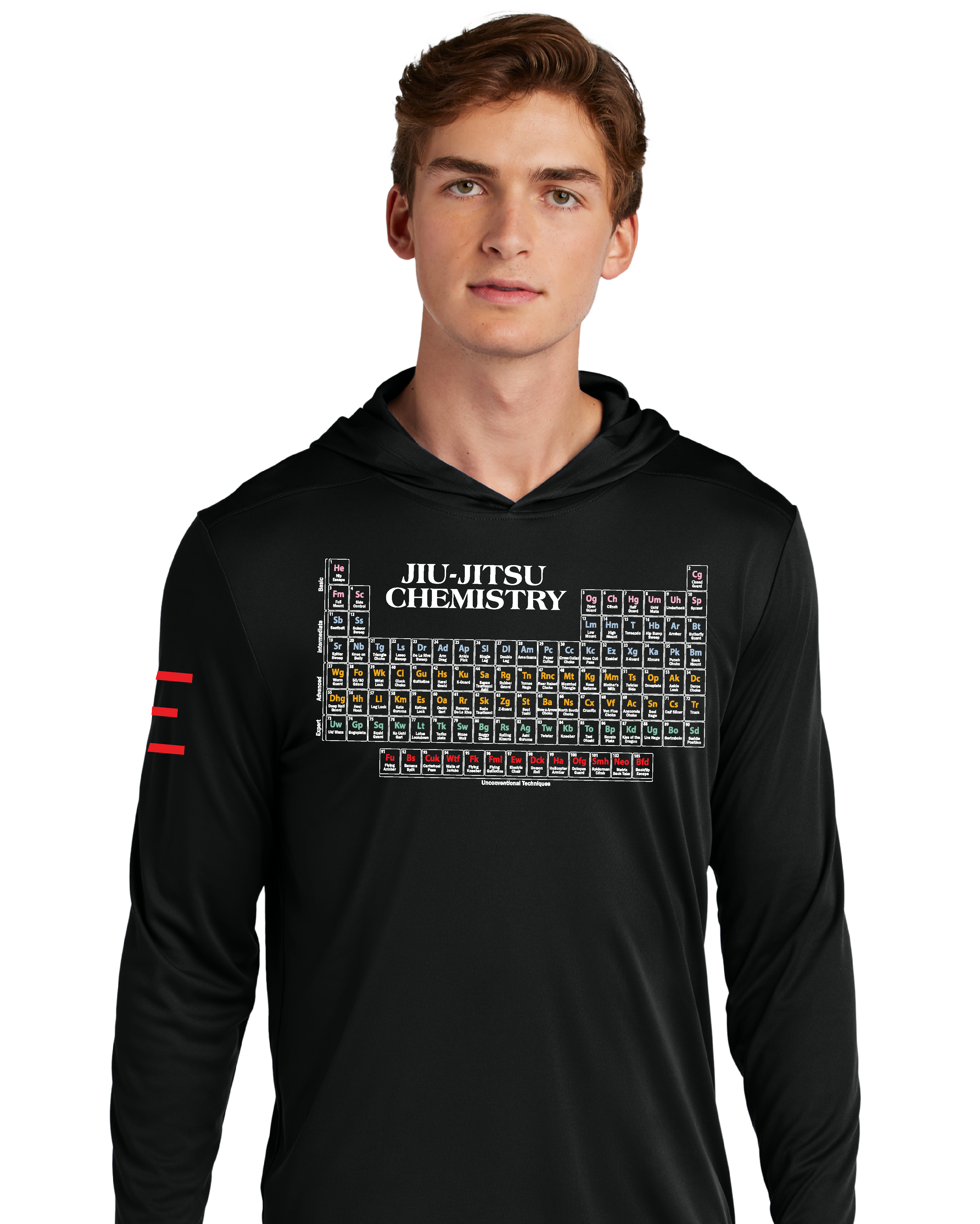 Jiu-Jitsu Chemistry - Hooded Long Sleeve Shirt