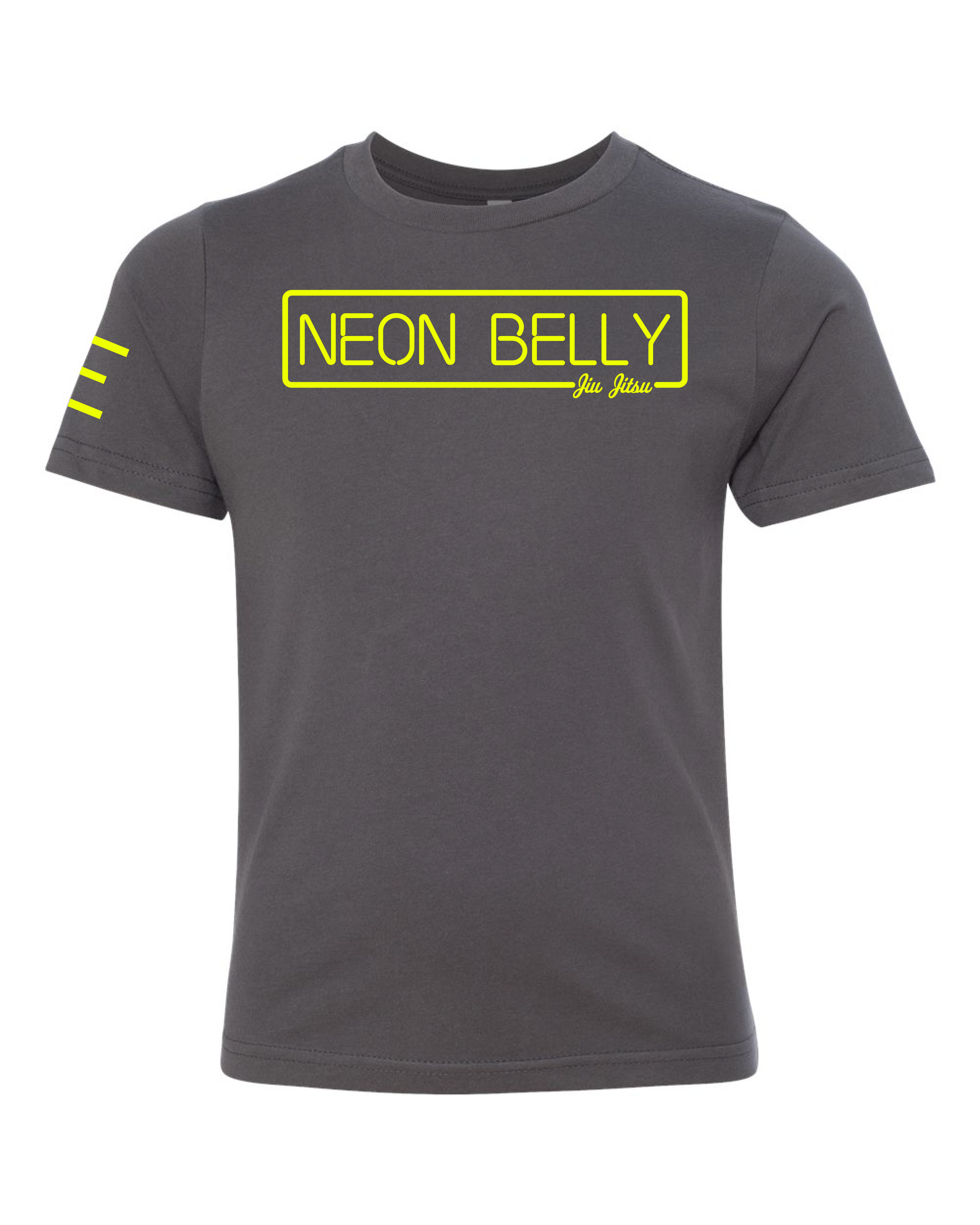 Youth - Neon Belly (Knee on Belly) - BJJ Funny T-Shirt - Original 