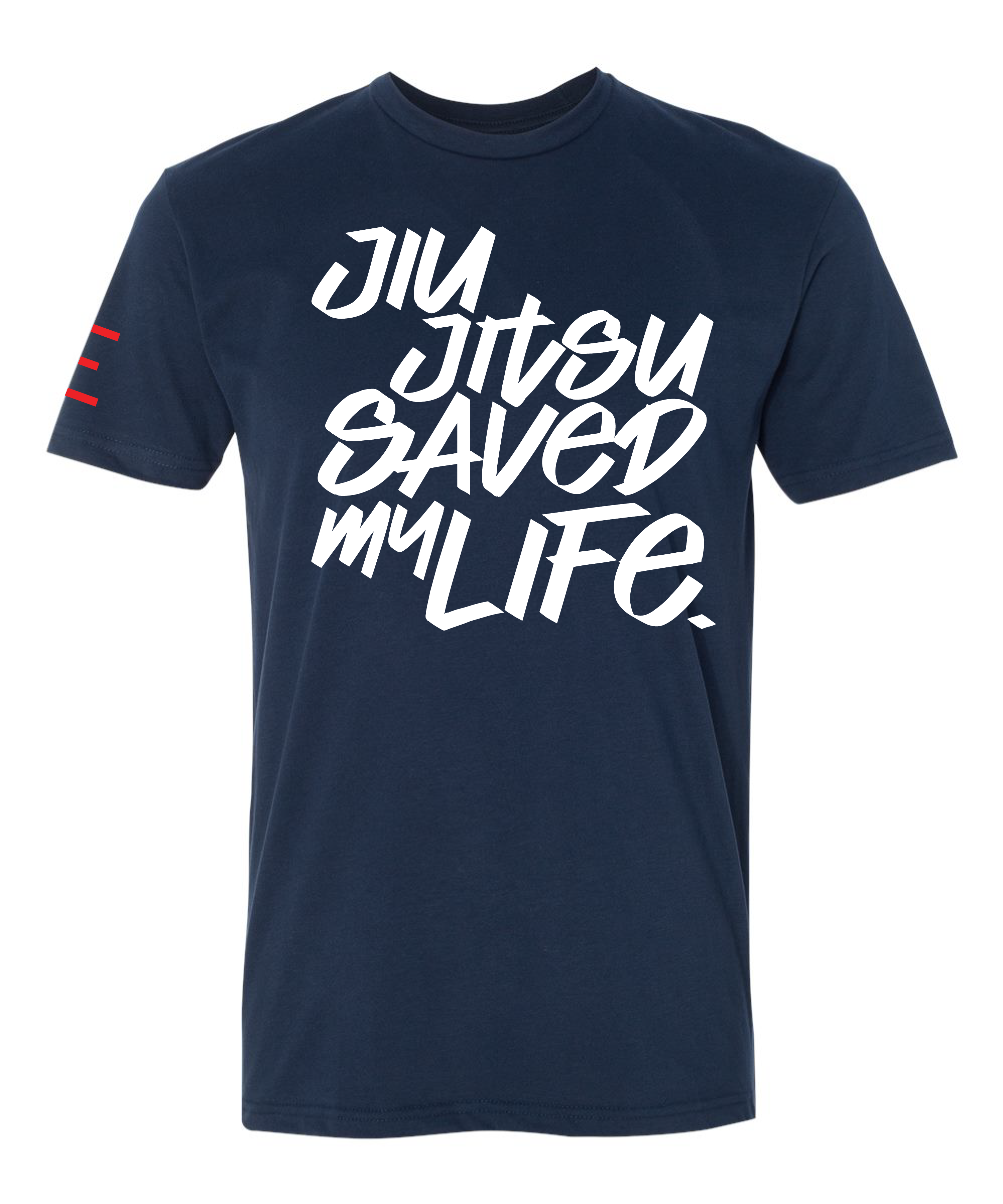 Jiu Jitsu Saved My Life - Graffiti-Style Premium T-Shirt 