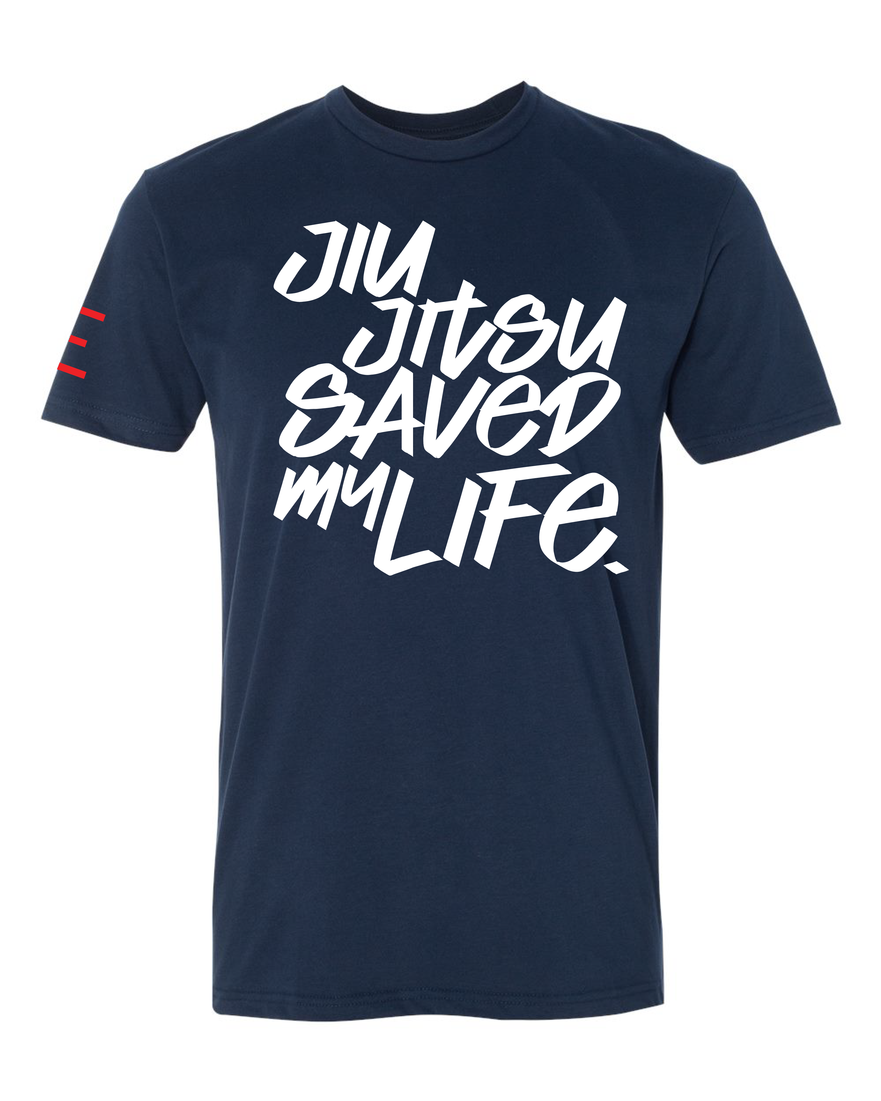 Jiu Jitsu Saved My Life - Graffiti-Style Premium T-Shirt 