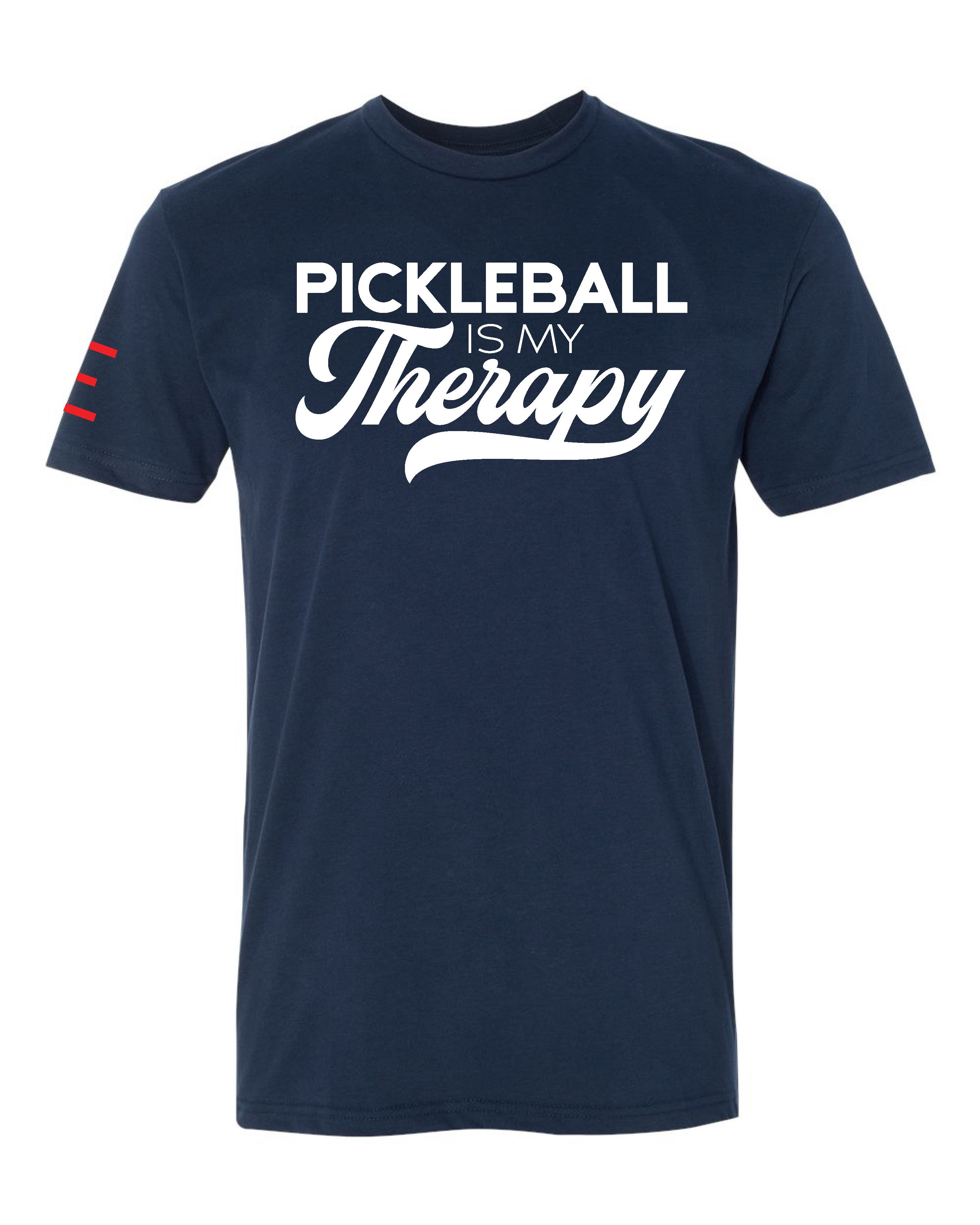 Pickleball is My Therapy T-Shirt - Relax and Play in Style 