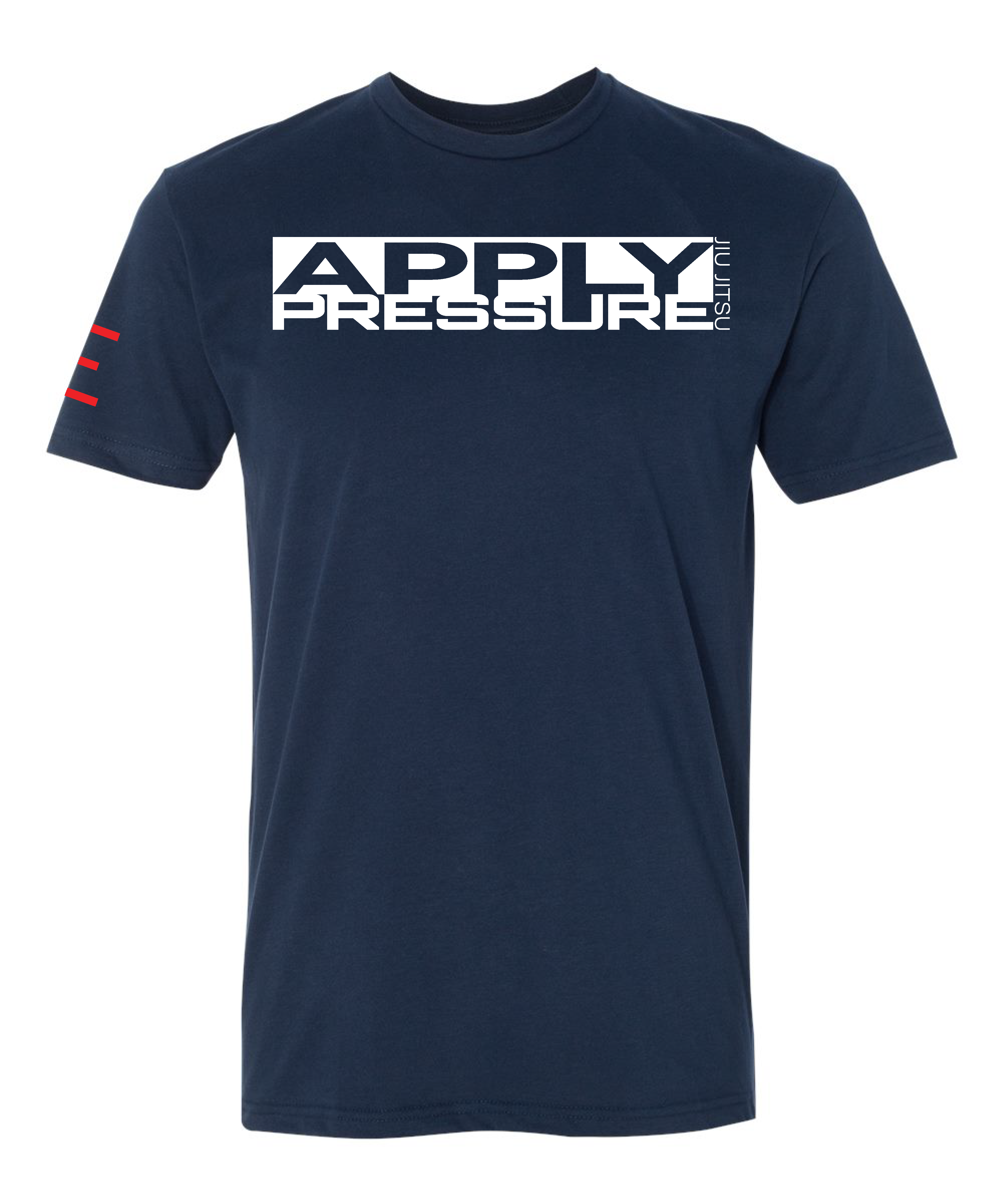 Apply Pressure Jiu-Jitsu T-Shirt - Technique Motivational BJJ Apparel 