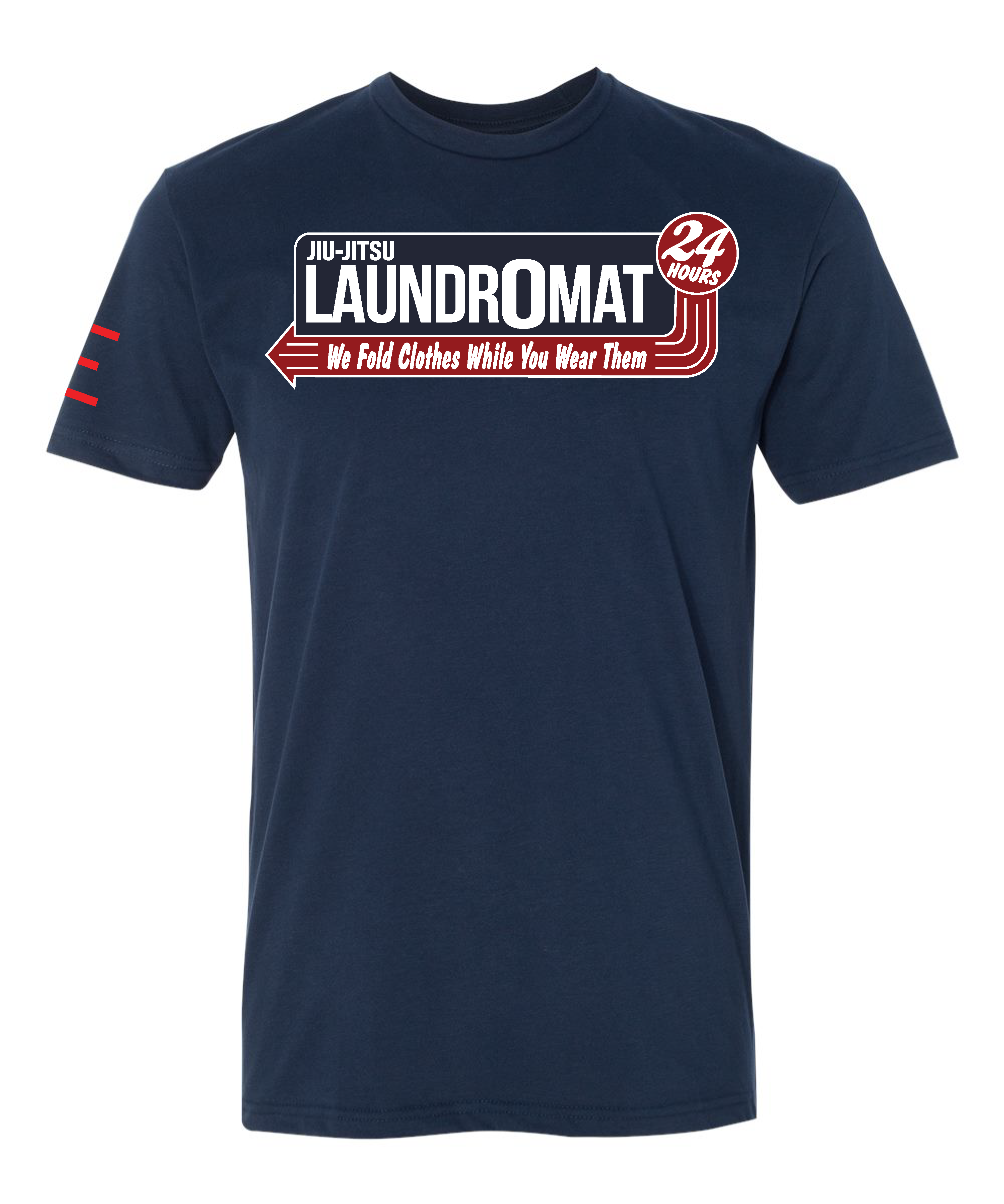 LaundrOmat Vintage Jiu-Jitsu T-Shirt: We Fold Clothes While You Wear Them 