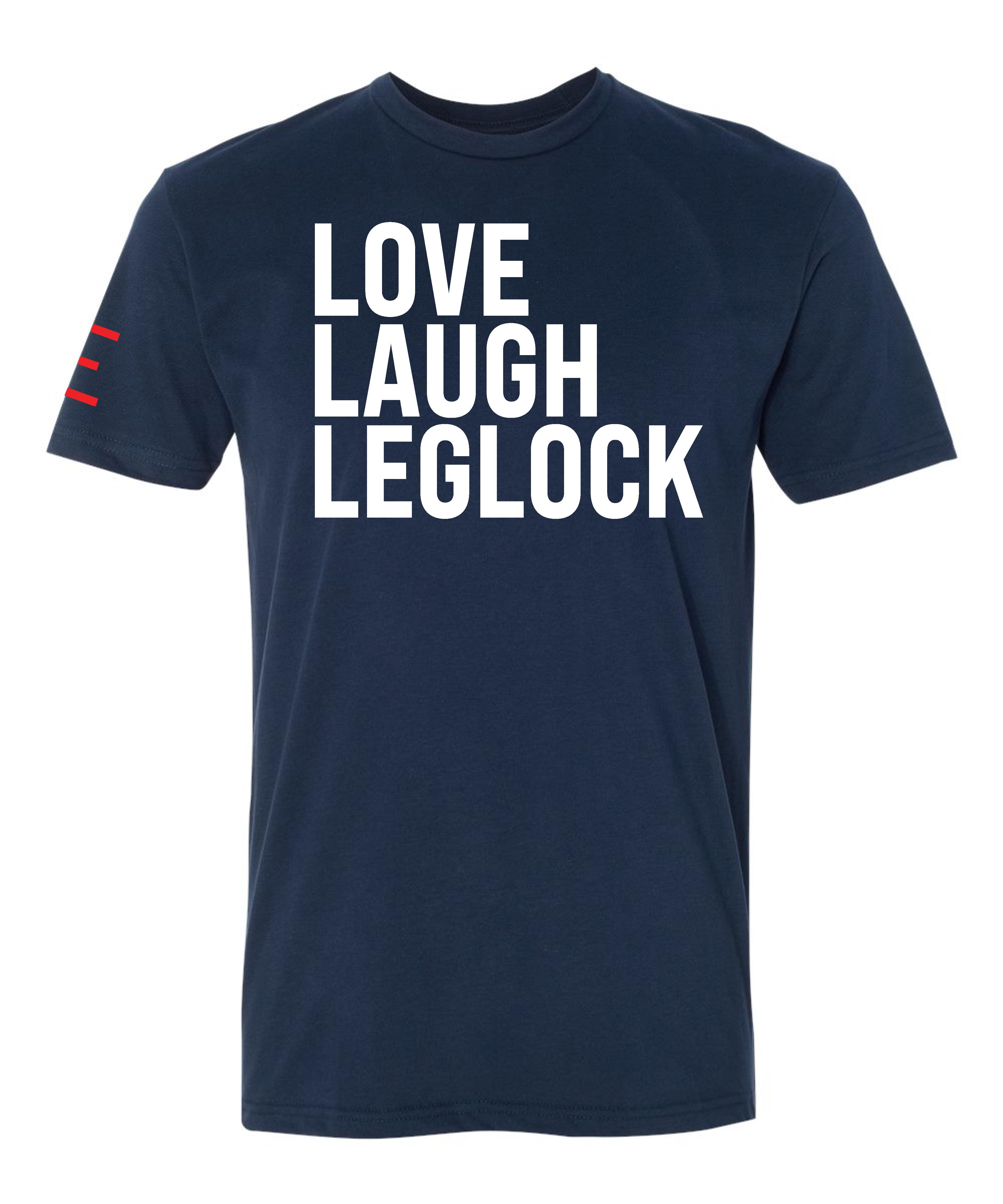 Love, Laugh, Leglock - BJJ Funny Meme Premium T-Shirt 