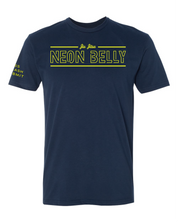 NEON BELLY V2 (Knee on Belly) Jiu-Jitsu Shirt - BJJ Funny Meme Premium T-Shirt - 3Three Apparel LLC.