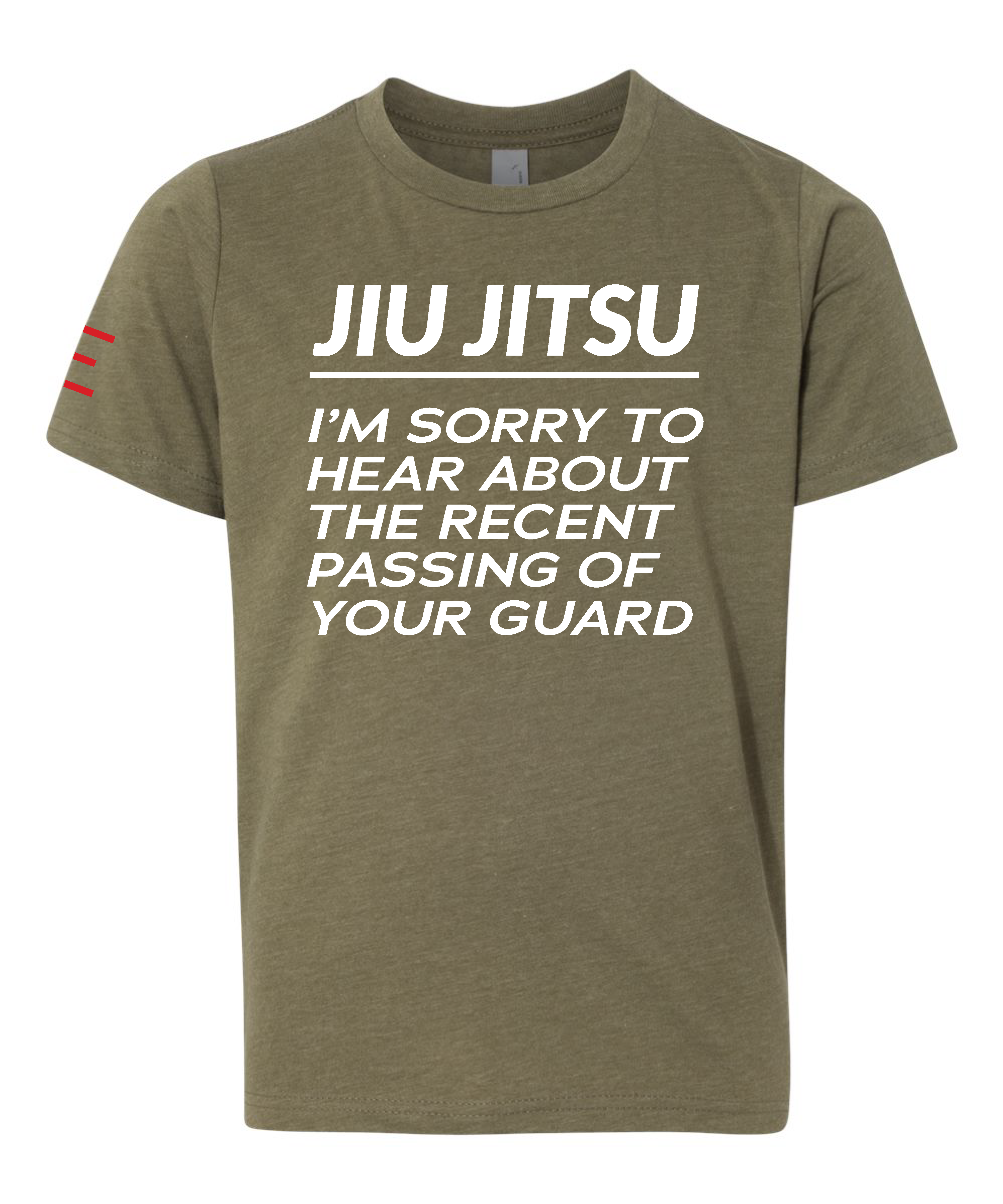 Youth Jiu-Jitsu - I’m Sorry to Hear About the Recent Passing of your Guard - BJJ Funny Premium Shirt- BJJ Youth T-Shirt 