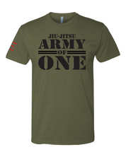 Jiu-Jitsu Army of One - Tough Mind, Spirit, and Will. Your Journey is only Yours - Premium T-Shirt - JiuJitsu 