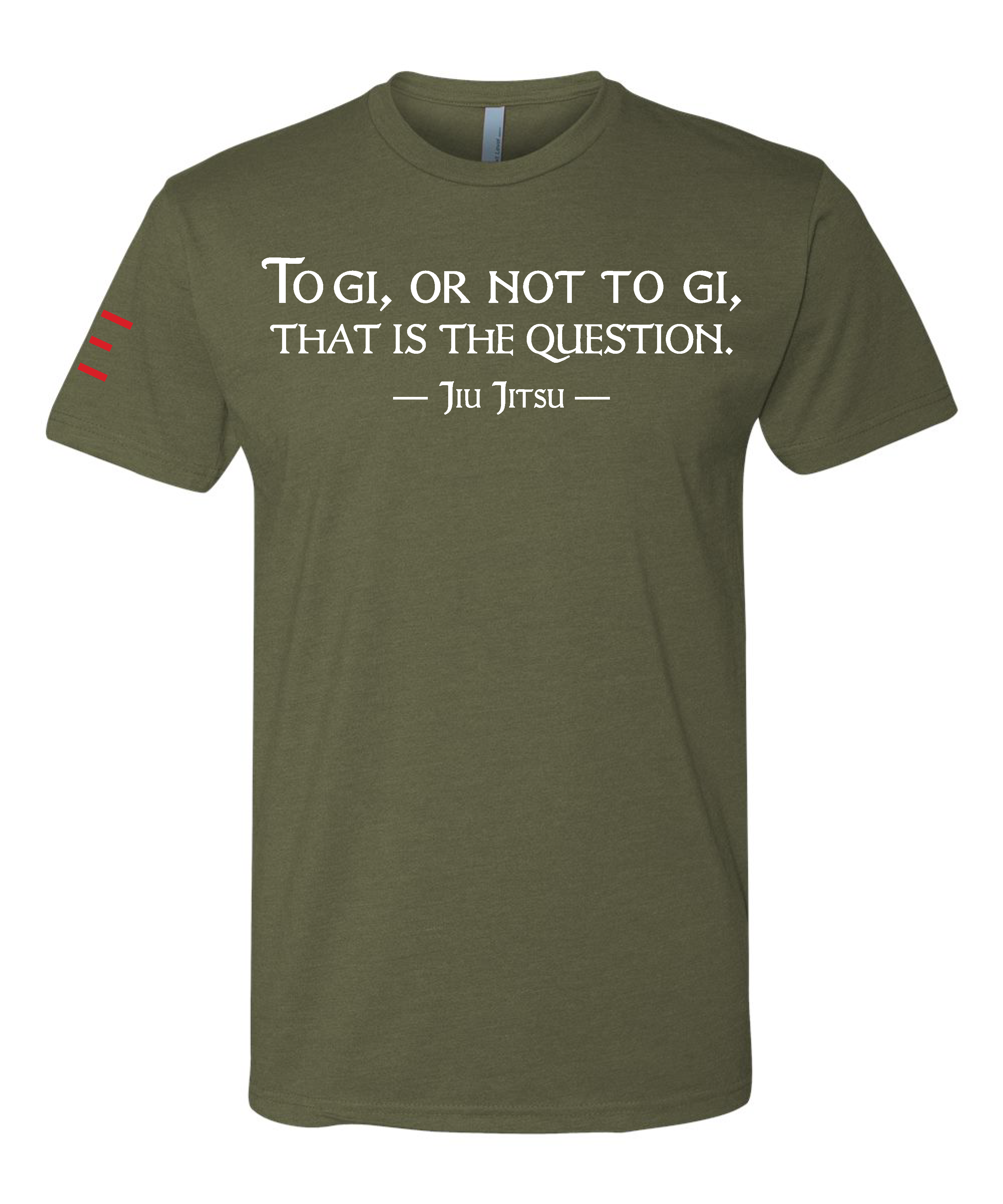 "To Gi or Not to Gi" Jiu-Jitsu T-Shirt - Perfect for Gi vs. No-Gi Debate 