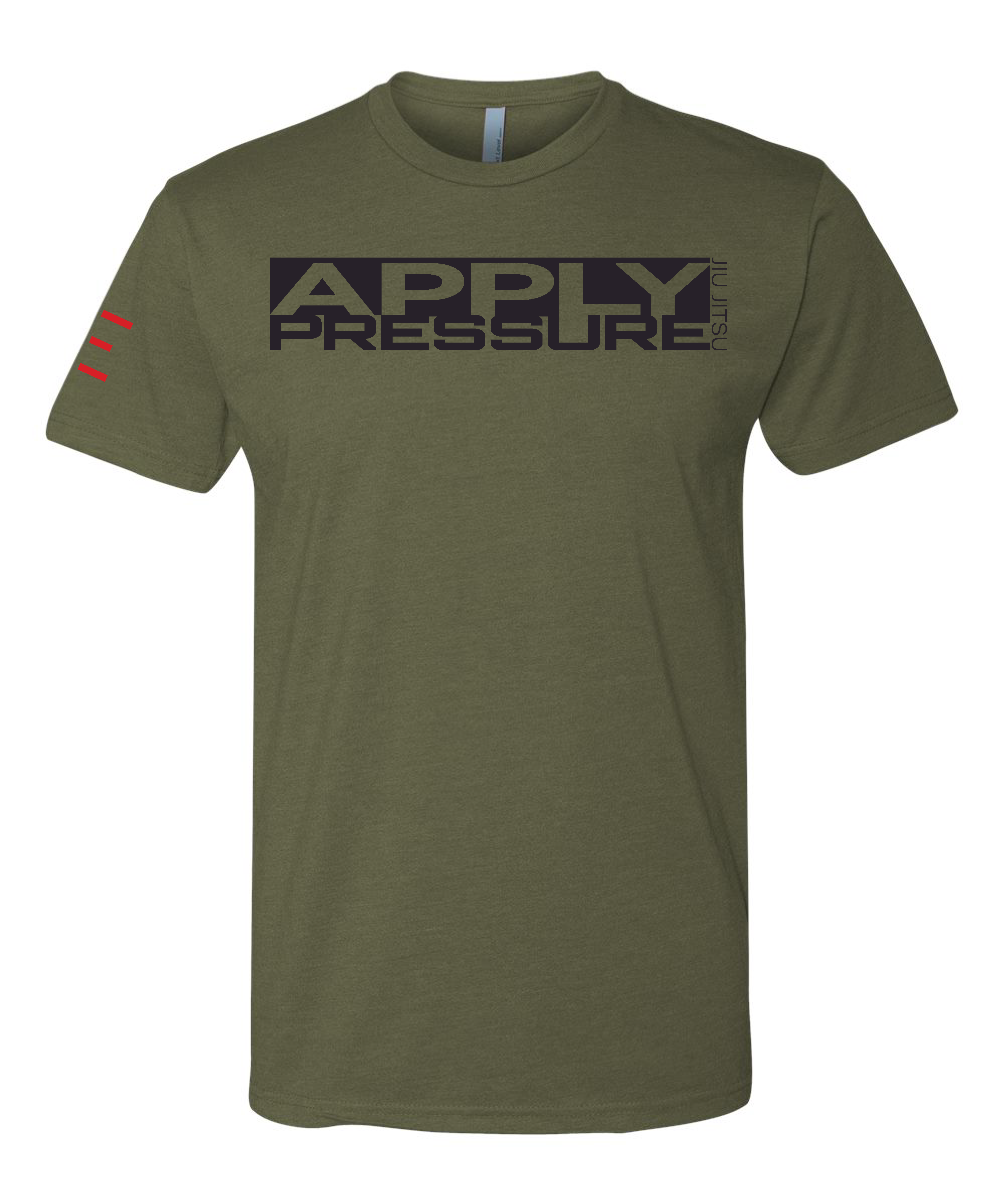 Apply Pressure Jiu-Jitsu T-Shirt - Technique Motivational BJJ Apparel 