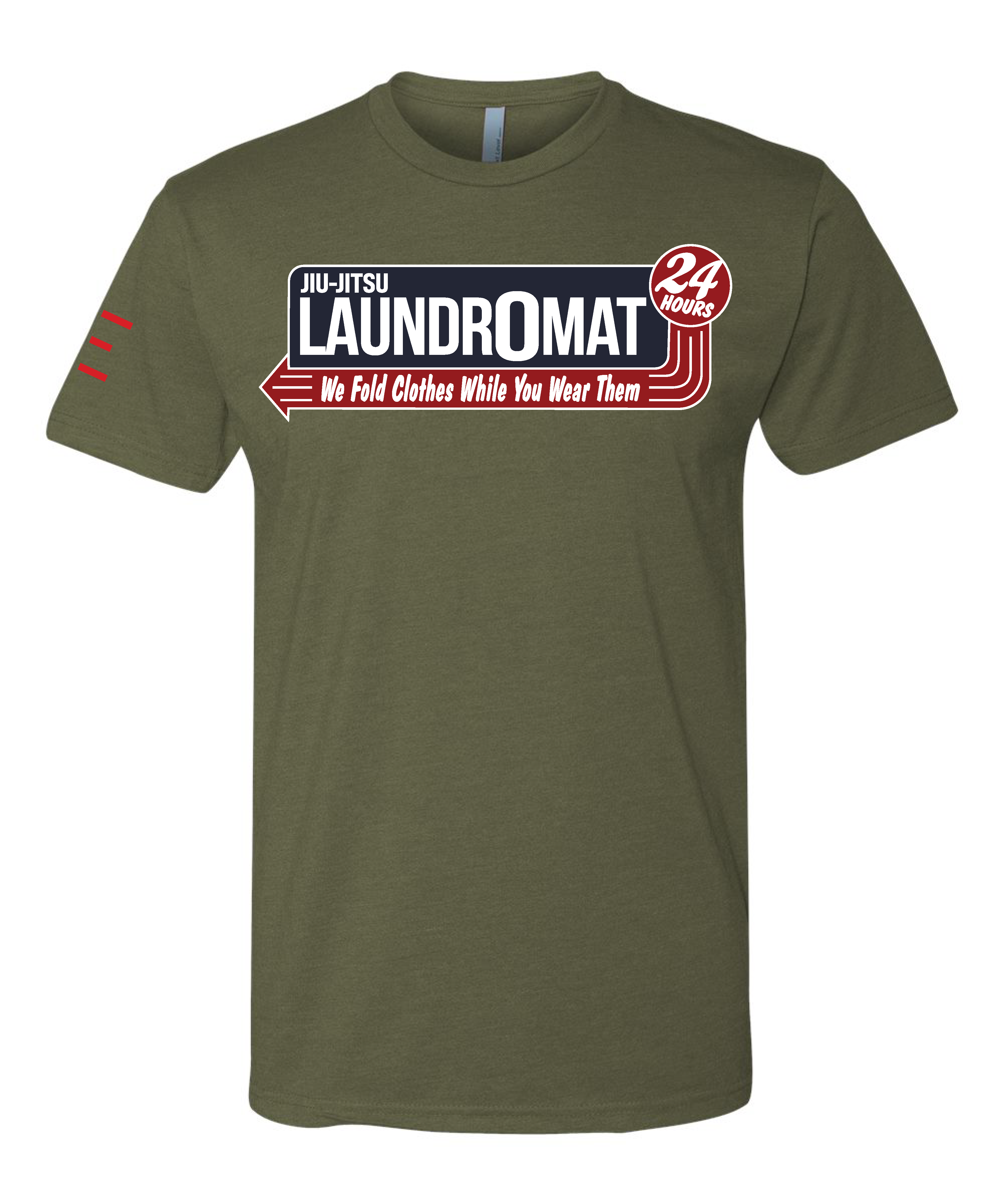 LaundrOmat Vintage Jiu-Jitsu T-Shirt: We Fold Clothes While You Wear Them 