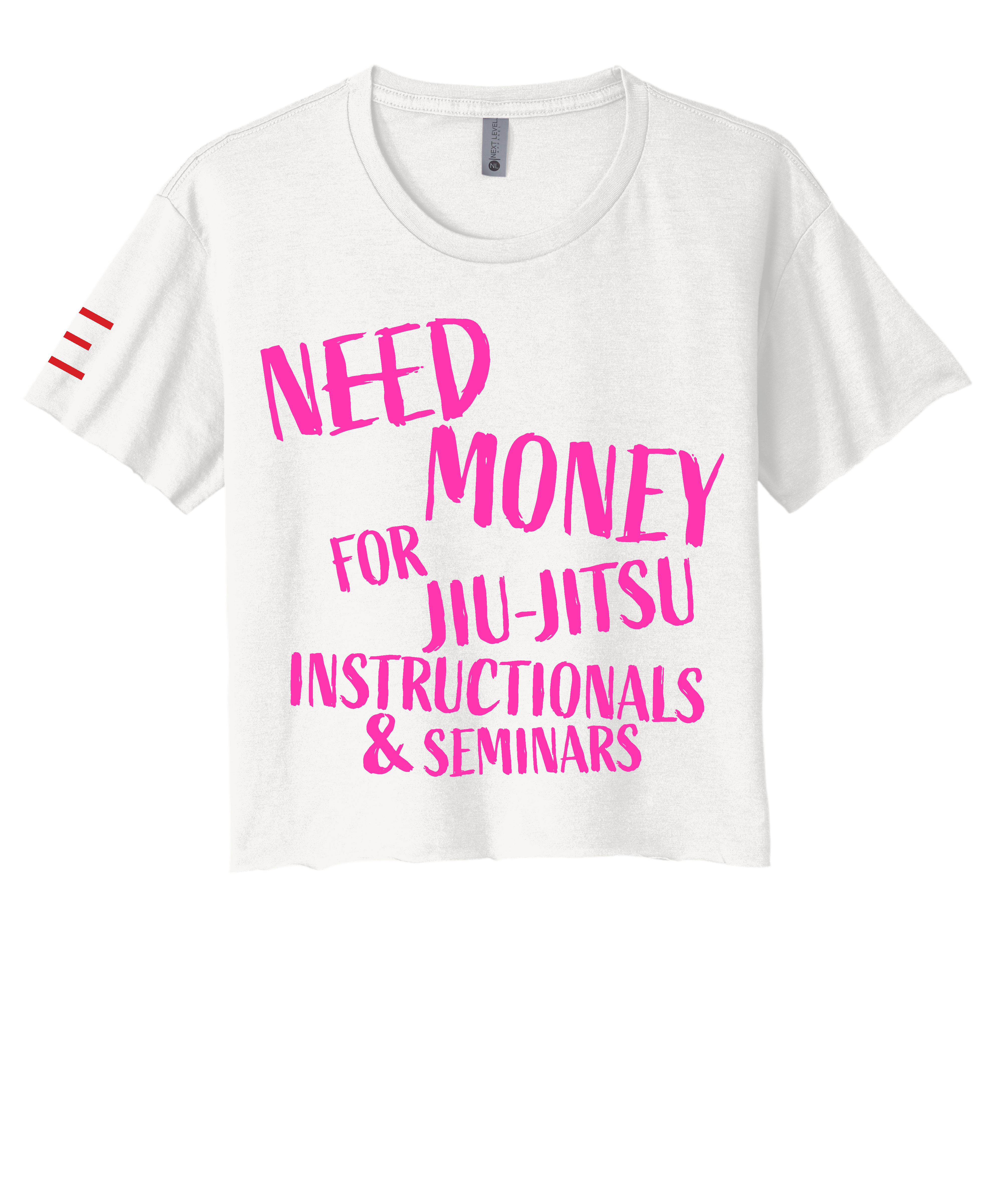 Need Money for Jiu-Jitsu Instructionals & Seminars Crop Top