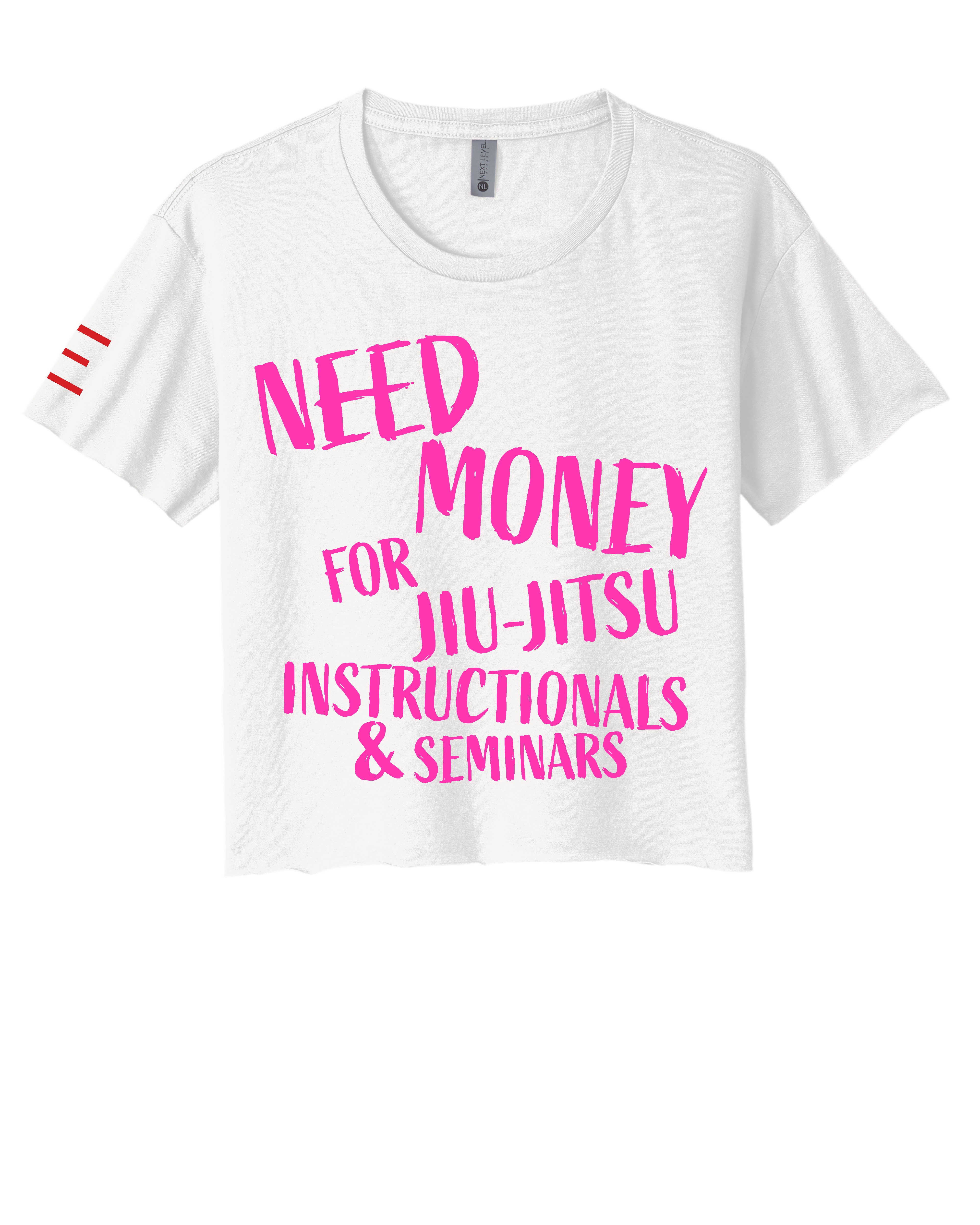 Need Money for Jiu-Jitsu Instructionals & Seminars Crop Top